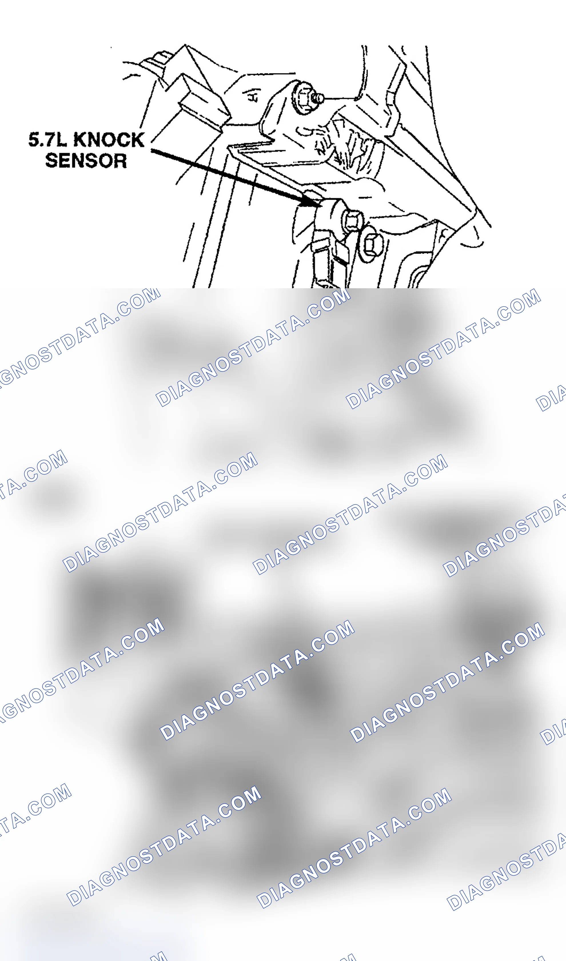 Scheme 295: KNOCK SENSOR & MAP SENSOR LOCATION (5.7L)