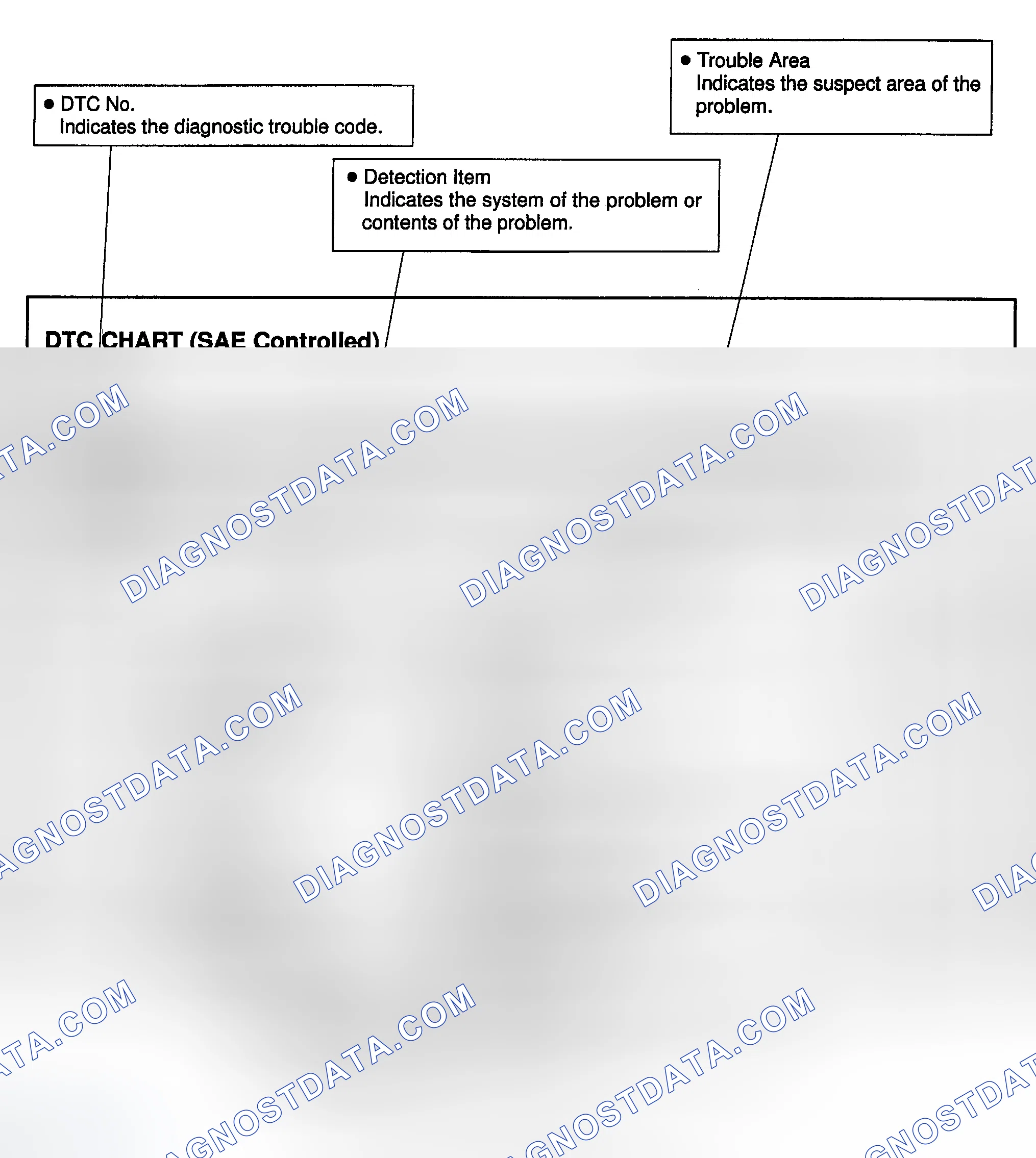 Scheme 12: Diagnostic Trouble Code Chart