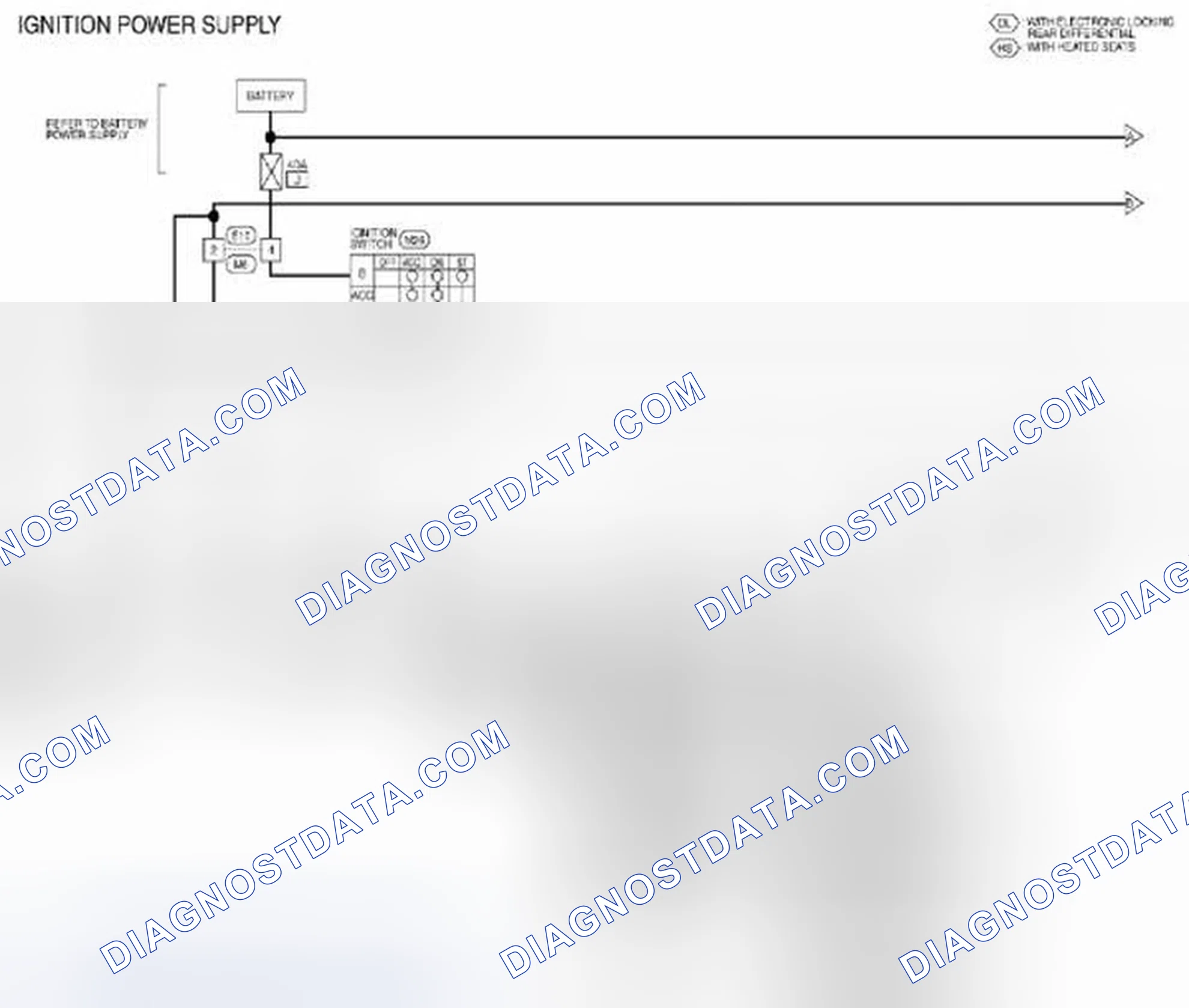 Scheme 48: Ignition Power Supply: Wiring Diagram
