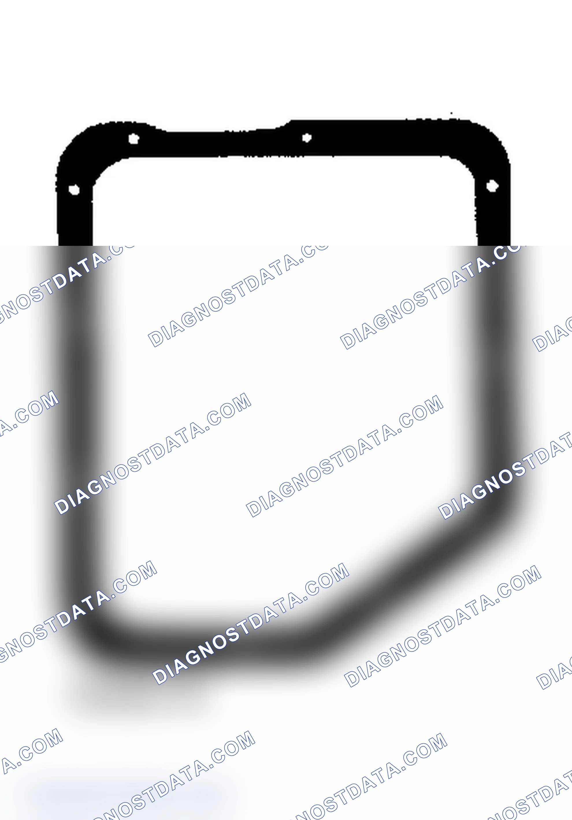 Scheme 36: THM 200C Oil Pan Gasket Identification