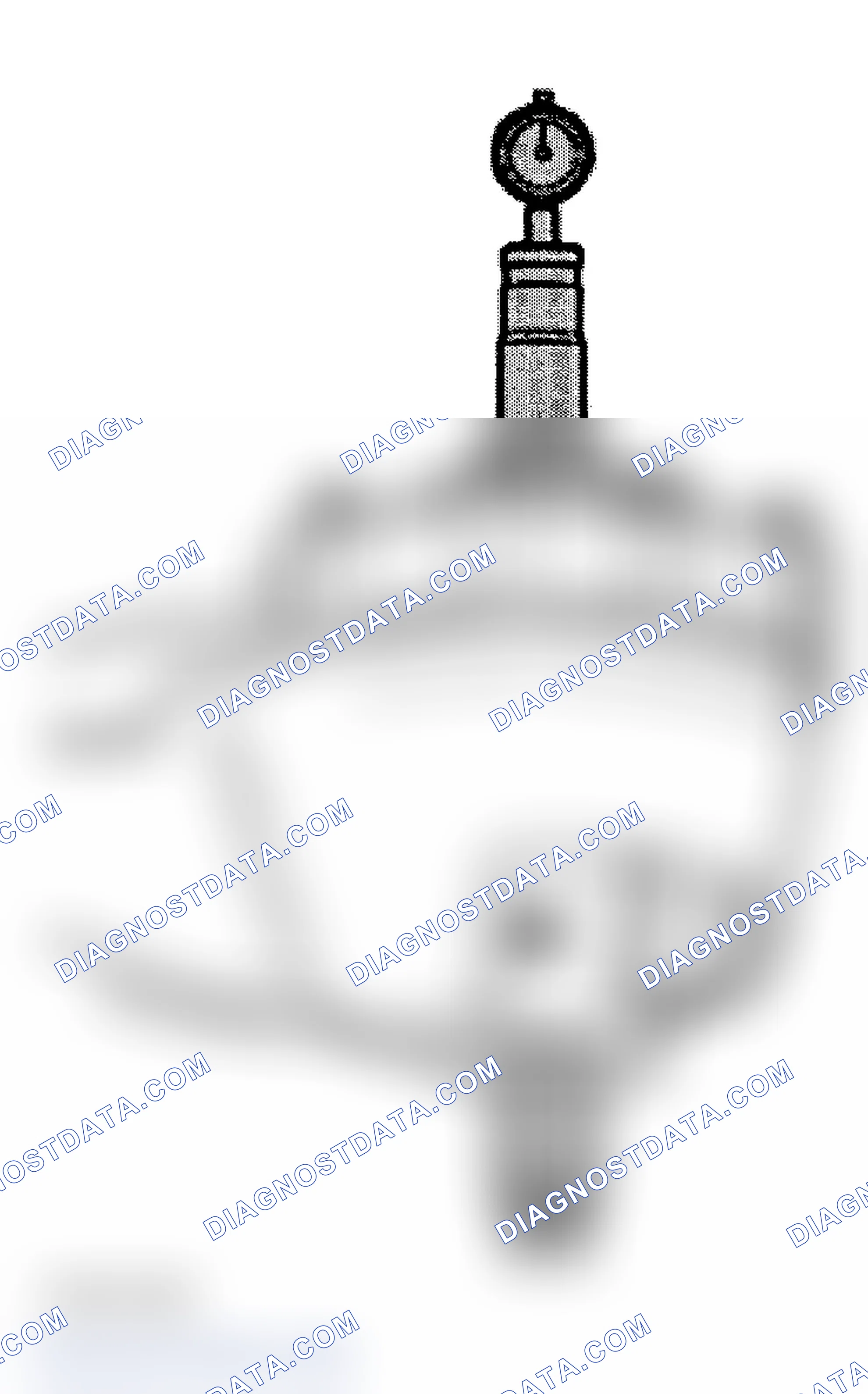 Scheme 204: Checking dimension "r" (Drive Pinion)