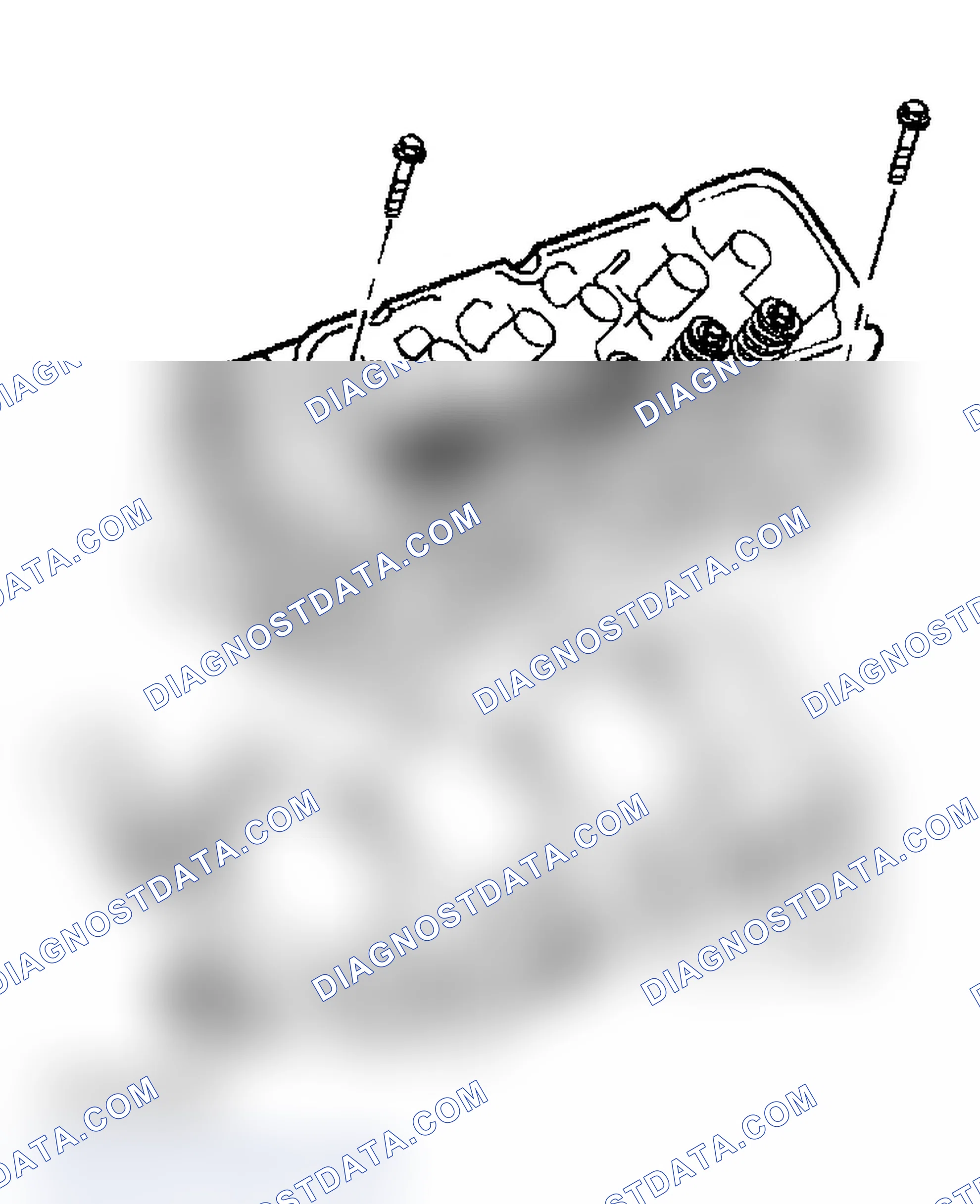 Scheme 518: Cylinder Head (Left Side) - Removal
