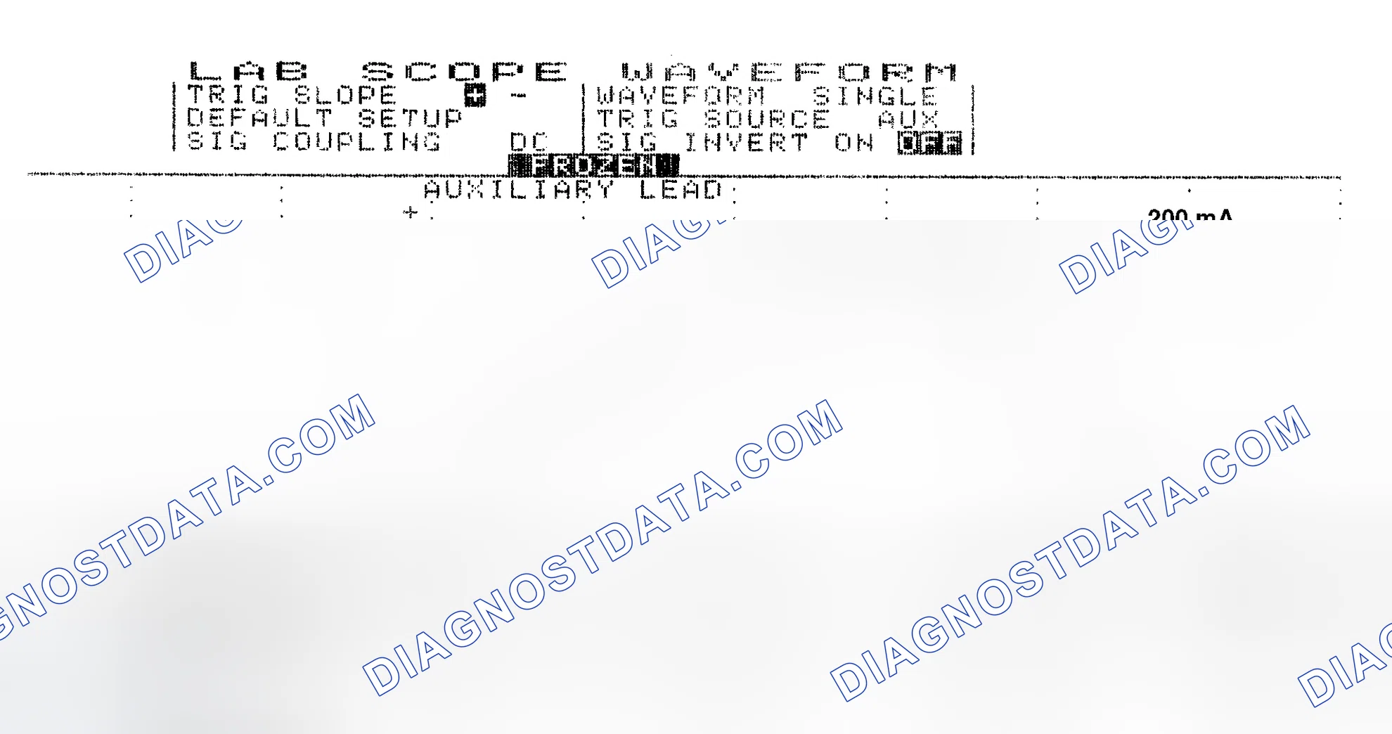 Scheme 13: Single Injector w/Normal Current Flow - Current Pattern