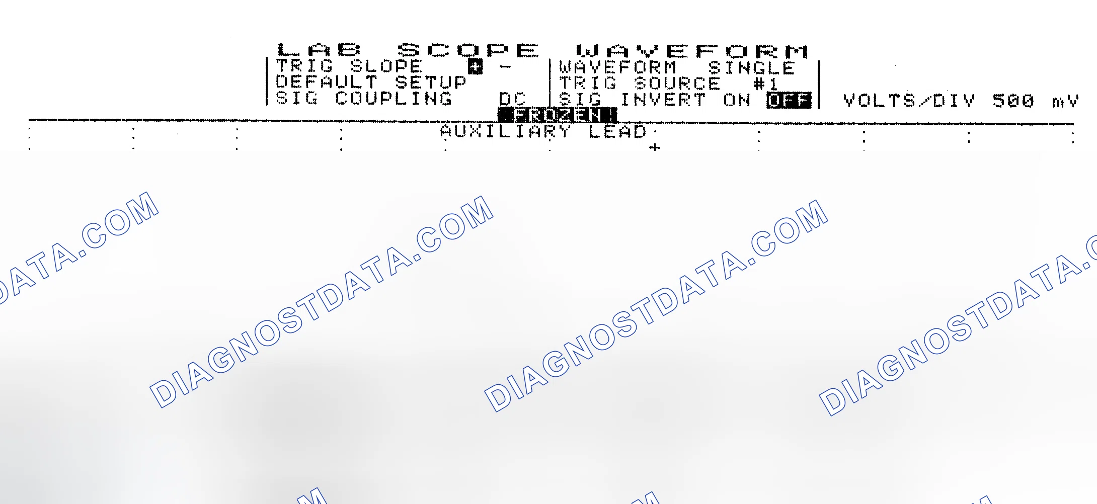 Scheme 10: Single Injector w/Excessive Current Flow - Current Pattern