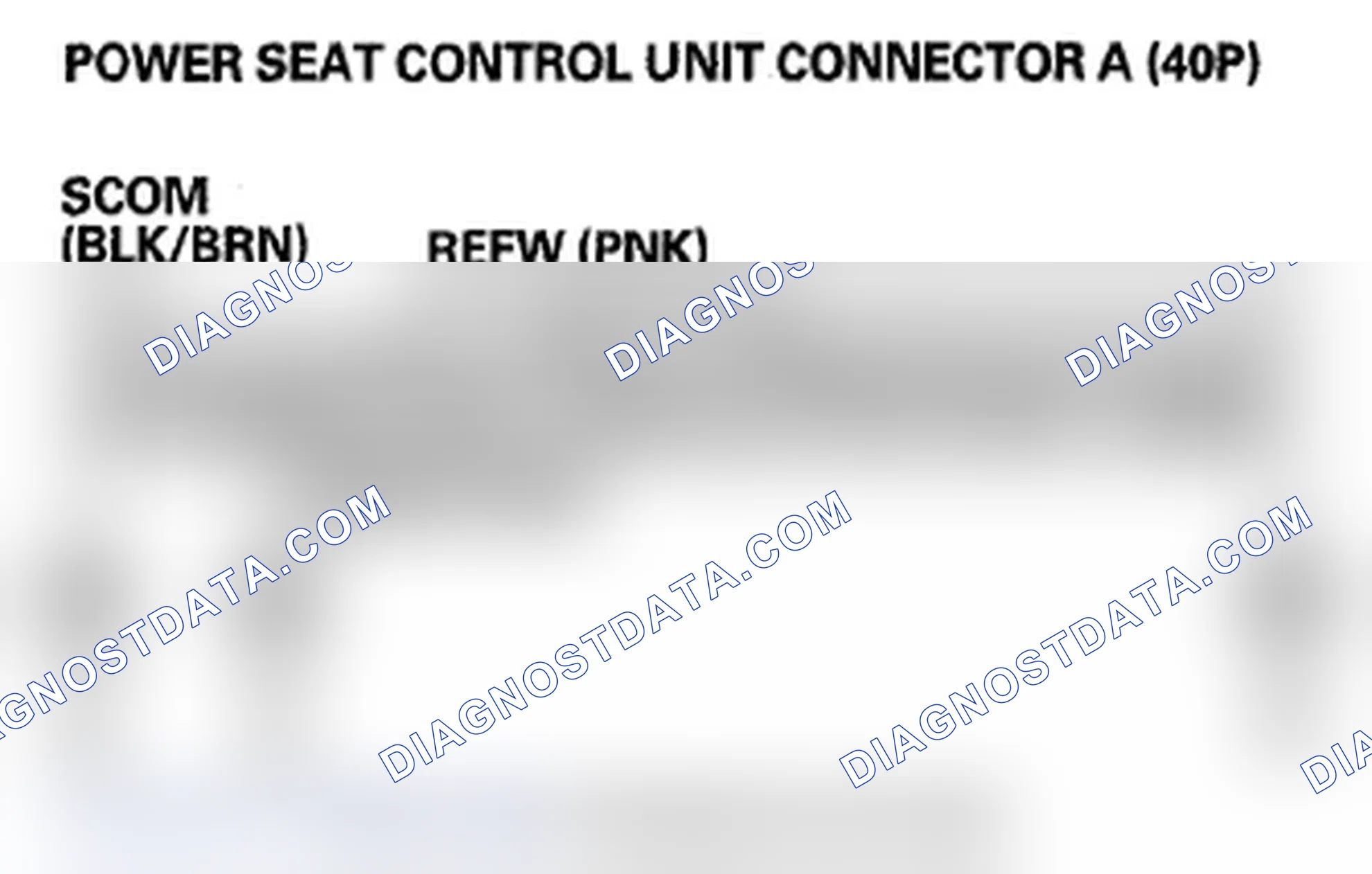 Scheme 385: DTC B1845: Power Seat Recline Switch Circuit Malfunction