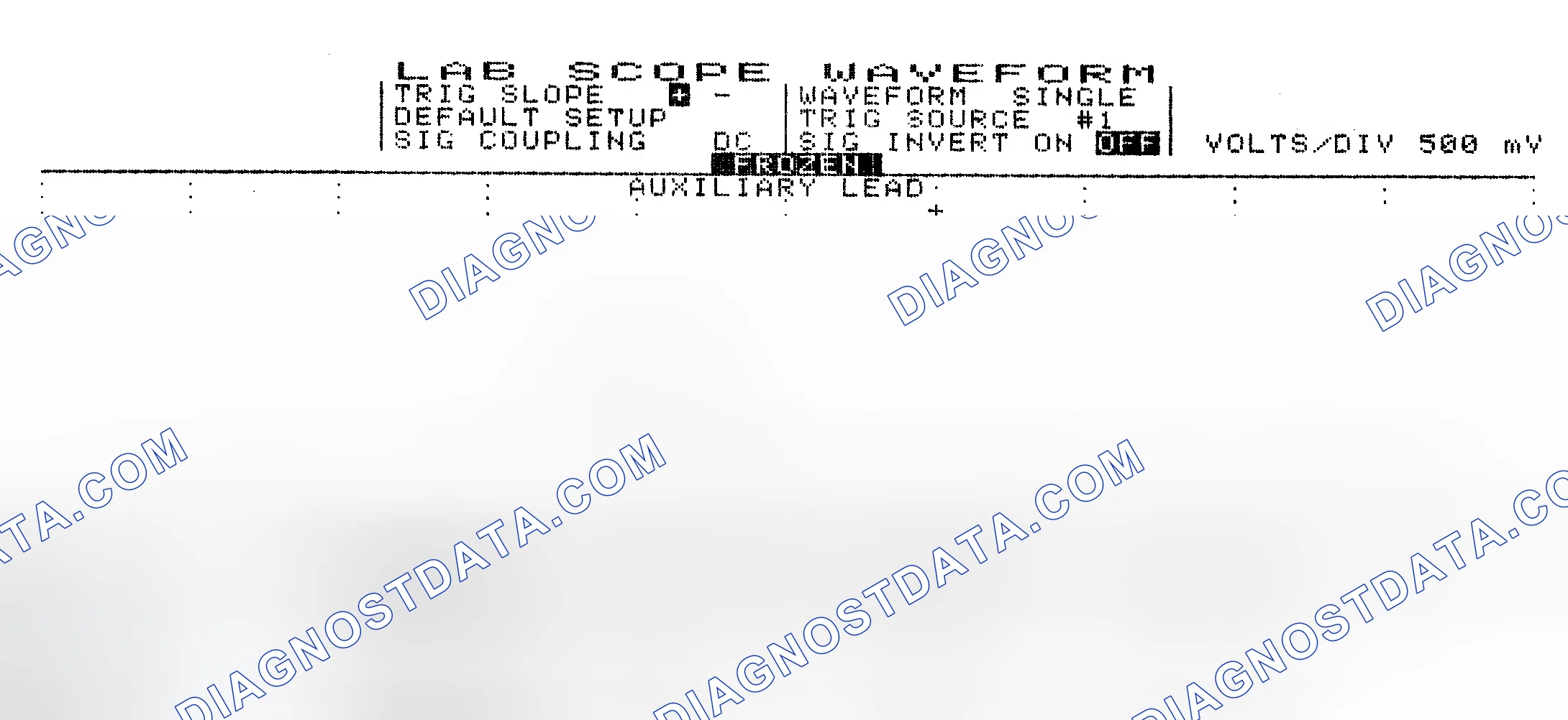 Scheme 10: Single Injector w/Excessive Current Flow - Current Pattern