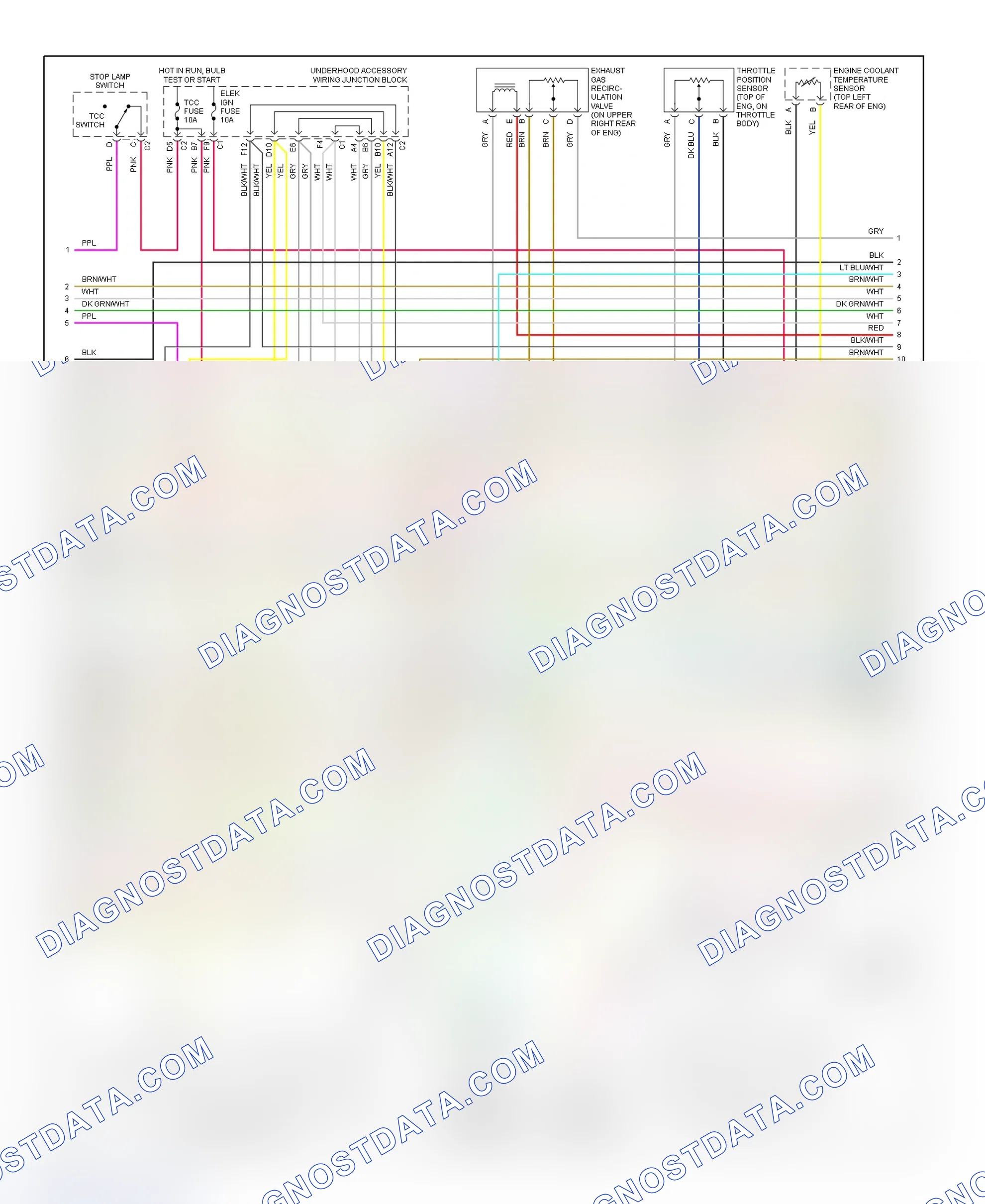 Scheme 148: PCM Wiring Diagram (Montana, Silhouette & Venture - 3.4L - 3 Of 4)
