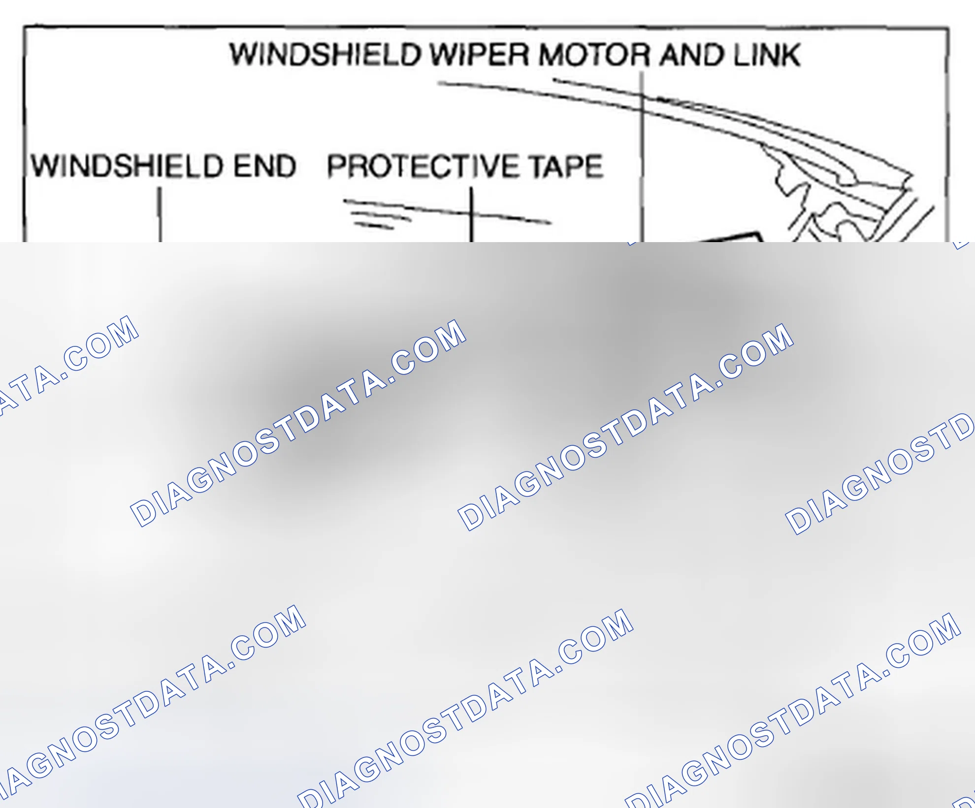 Scheme 80: WINDSHIELD WIPER MOTOR AND LINK REMOVAL/INSTALLATION