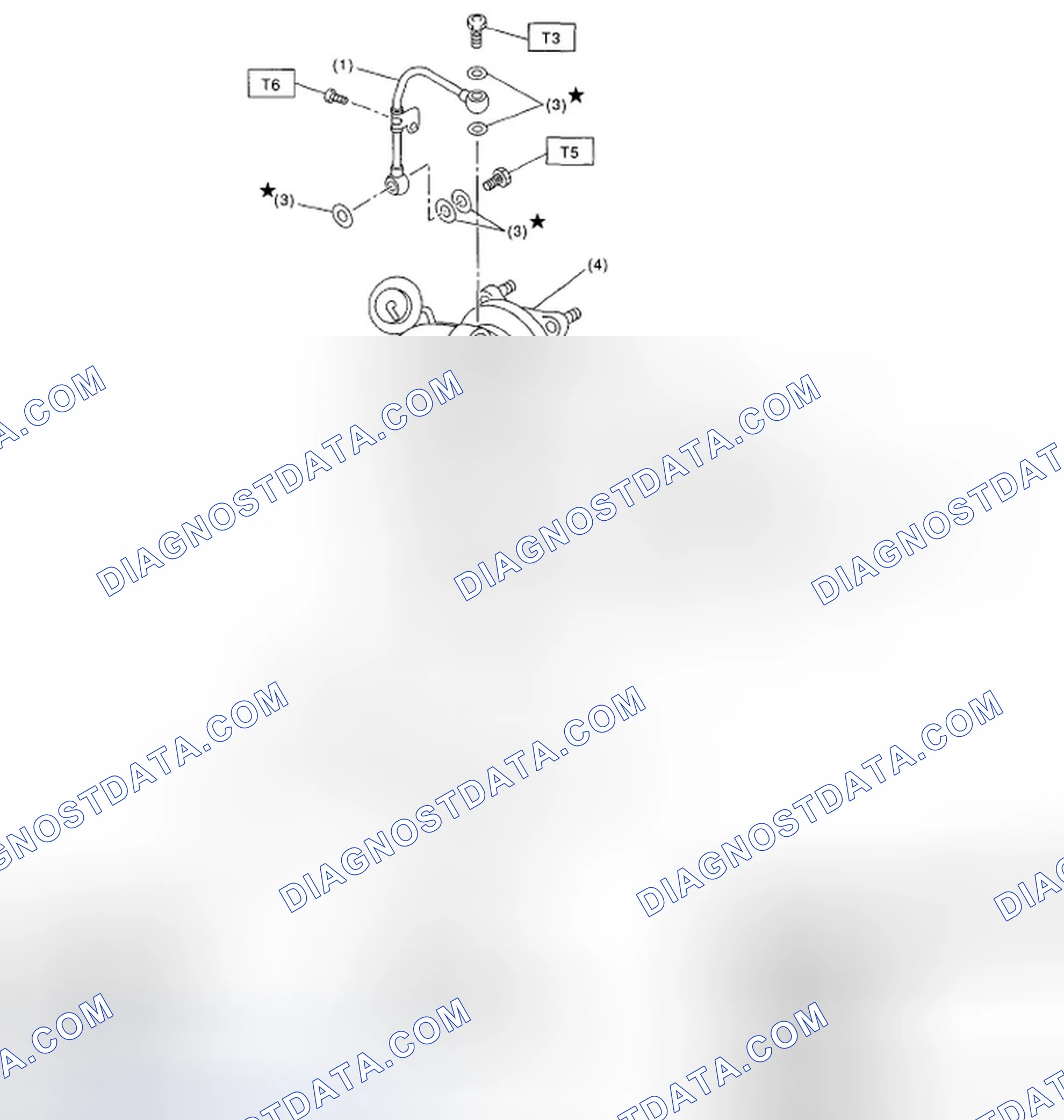 Scheme 45: Exploded View Of Turbocharger With Torque Specification