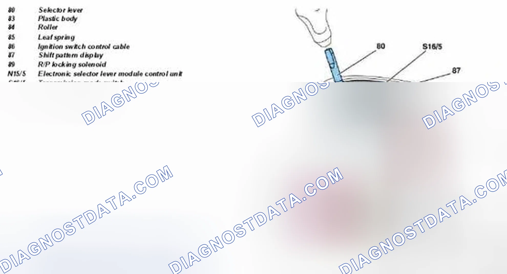 Scheme 21: Identifying Automatic Transmission Components Location (Models 220)