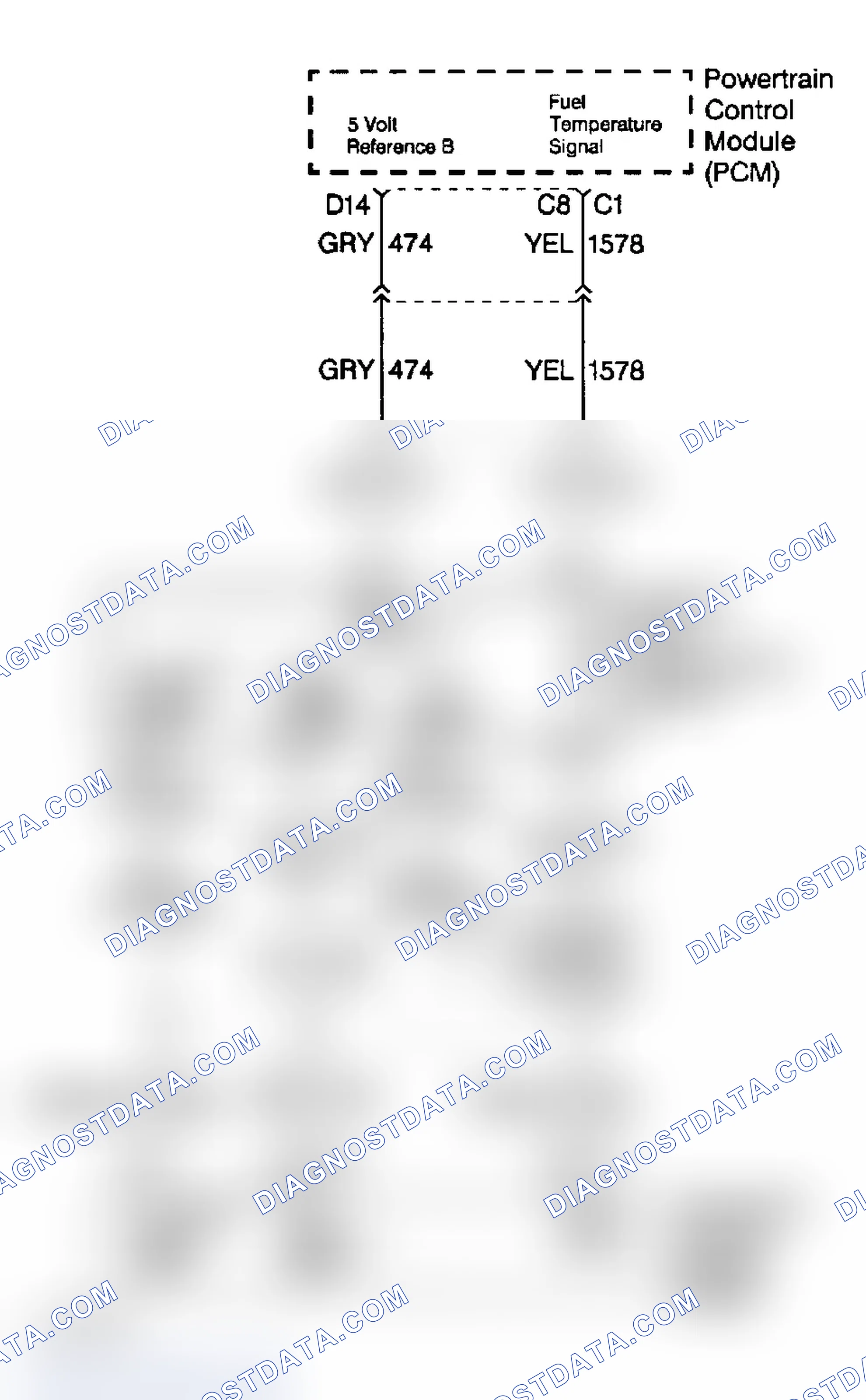 Scheme 17: Fuel Temperature Sensor Circuit Diagram
