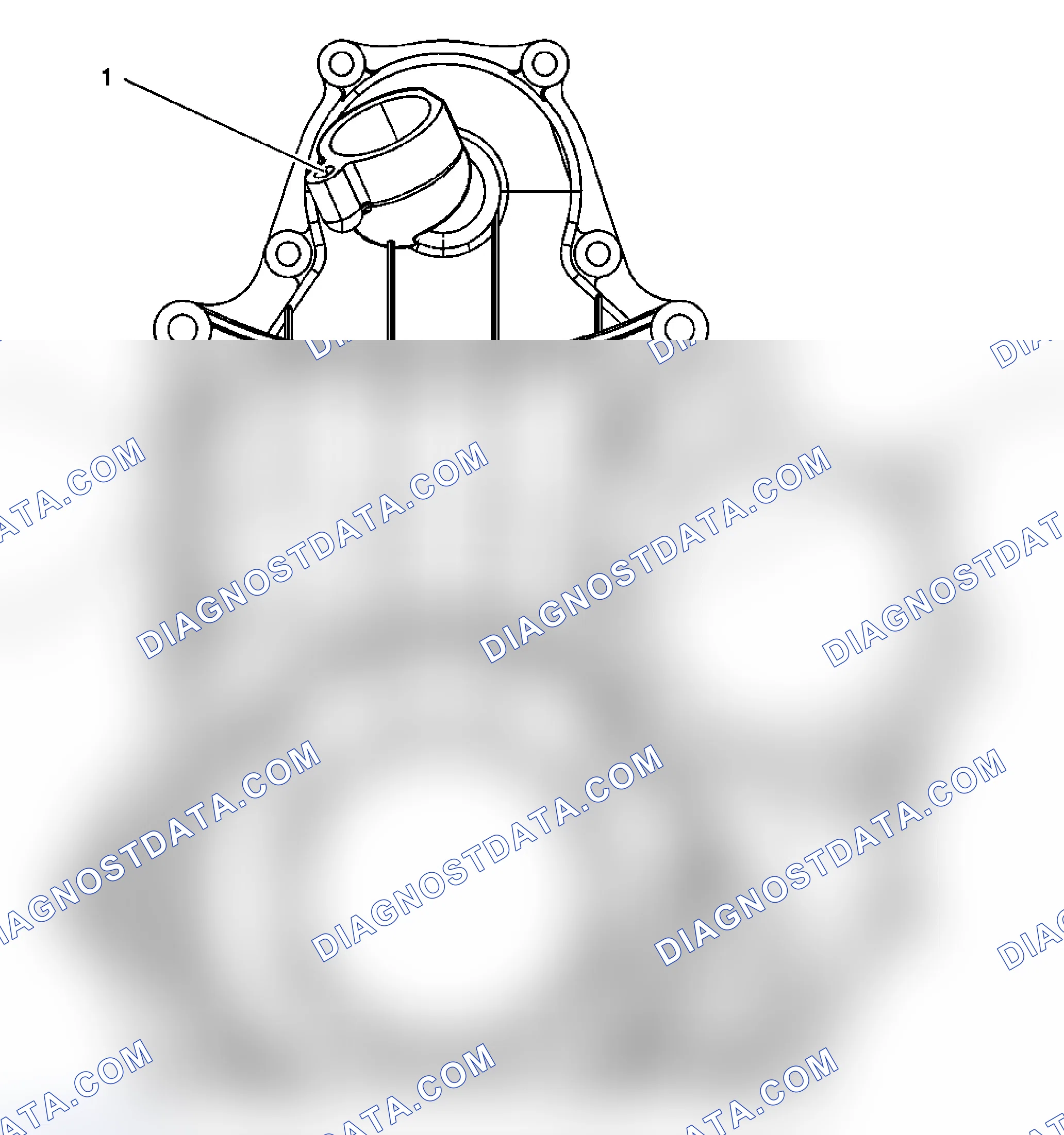Scheme 125: Engine Front Cover - Front View