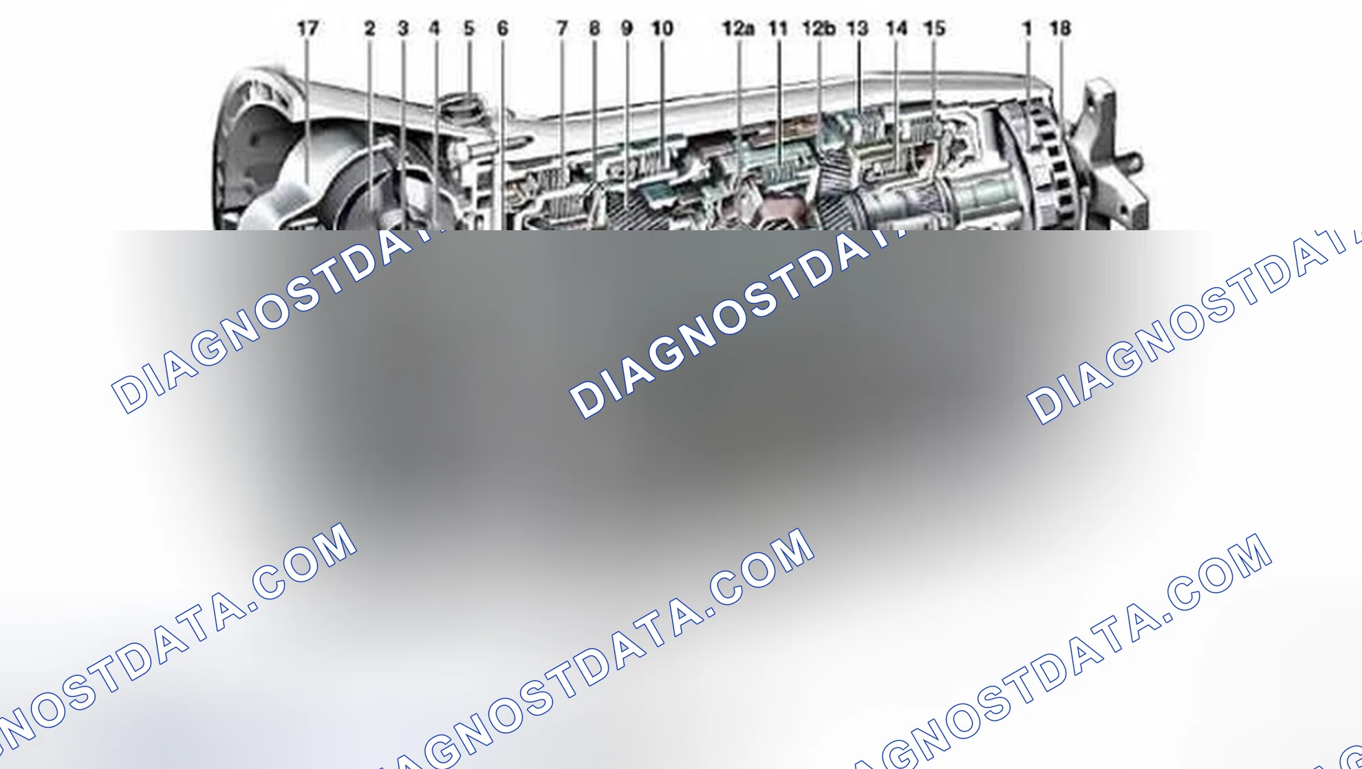 Fig. 201: Identifying Multi-Disk Brake - Transmission 722.9