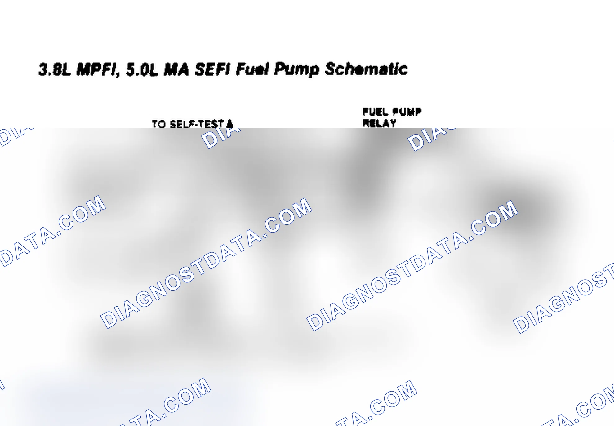 Scheme 69: 3.8L MPFI Fuel Pump Schematic