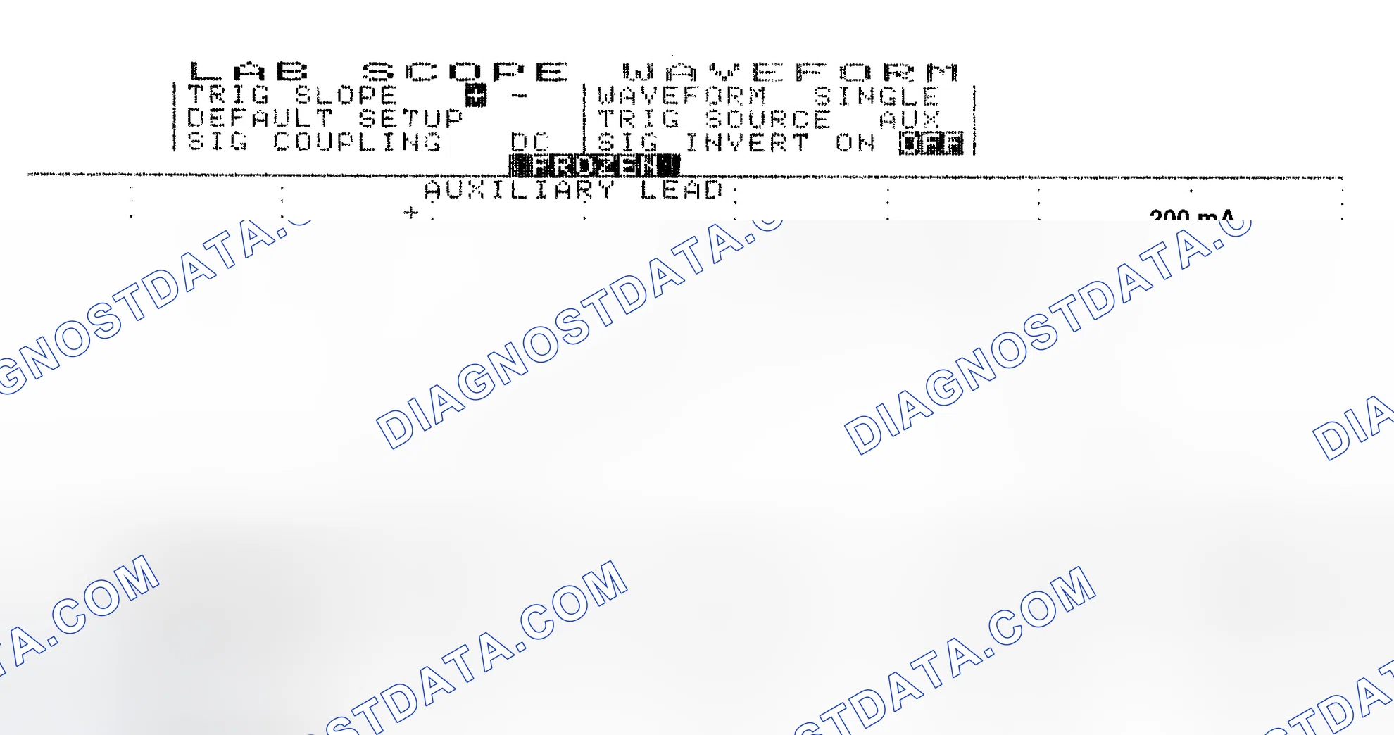 Scheme 13: Single Injector w/Normal Current Flow - Current Pattern
