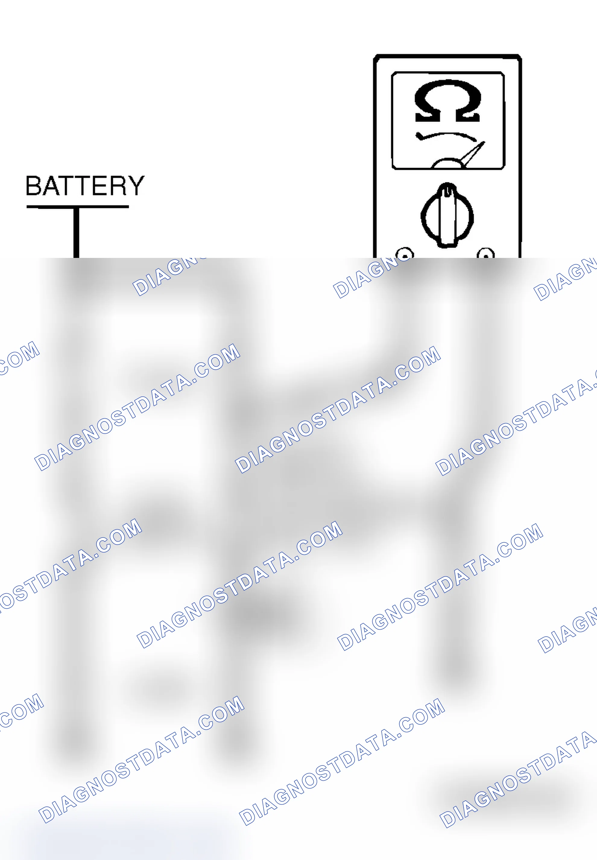 Scheme 15: INSPECTION SERVICE POINTS FOR A BLOWN FUSE