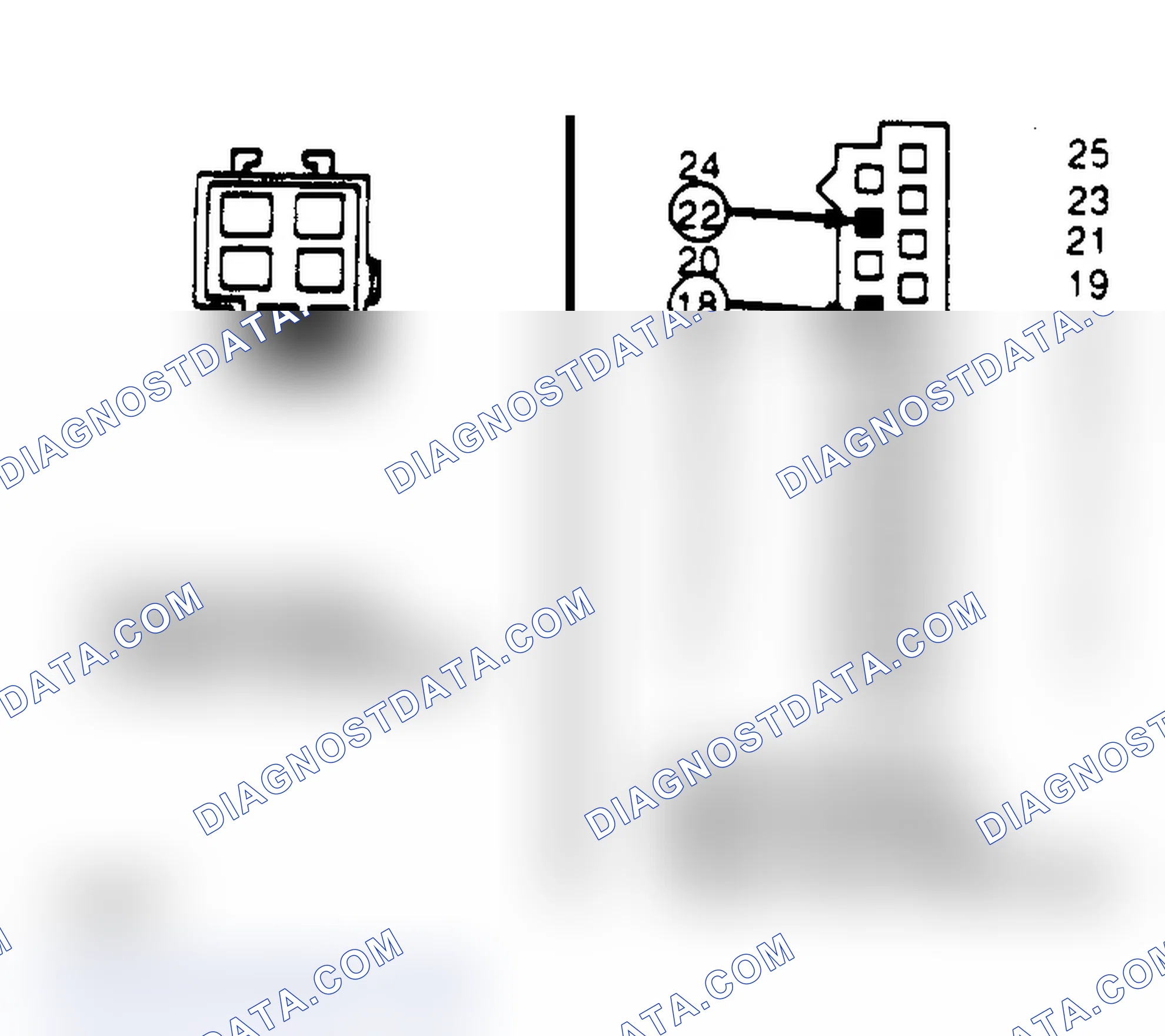Scheme 165: Throttle Body 4-Wire Connector & Logic Module Red Connector View From Wire End