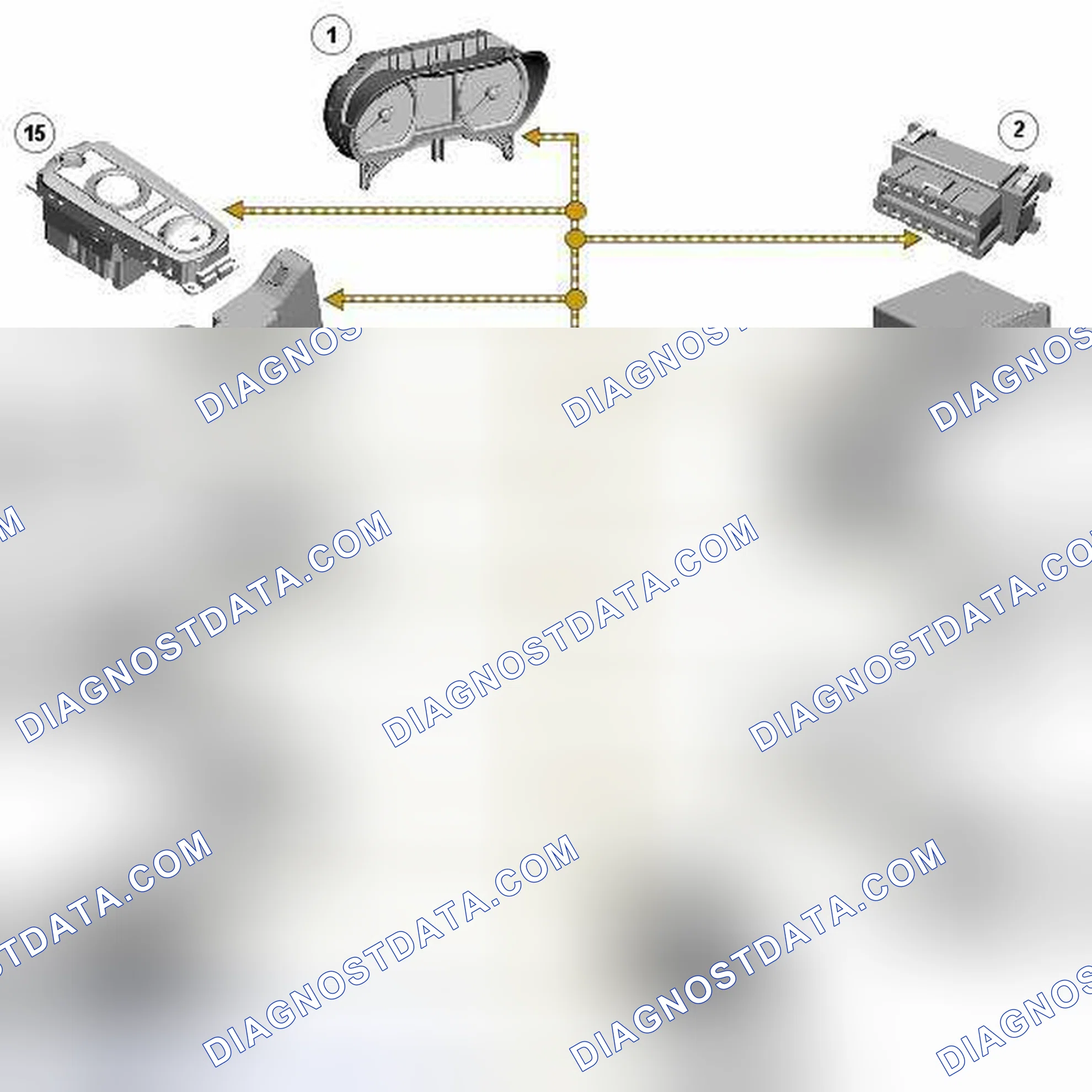 Scheme 19: CONTROL DIAGRAM - HIGH SPEED CAN BUS