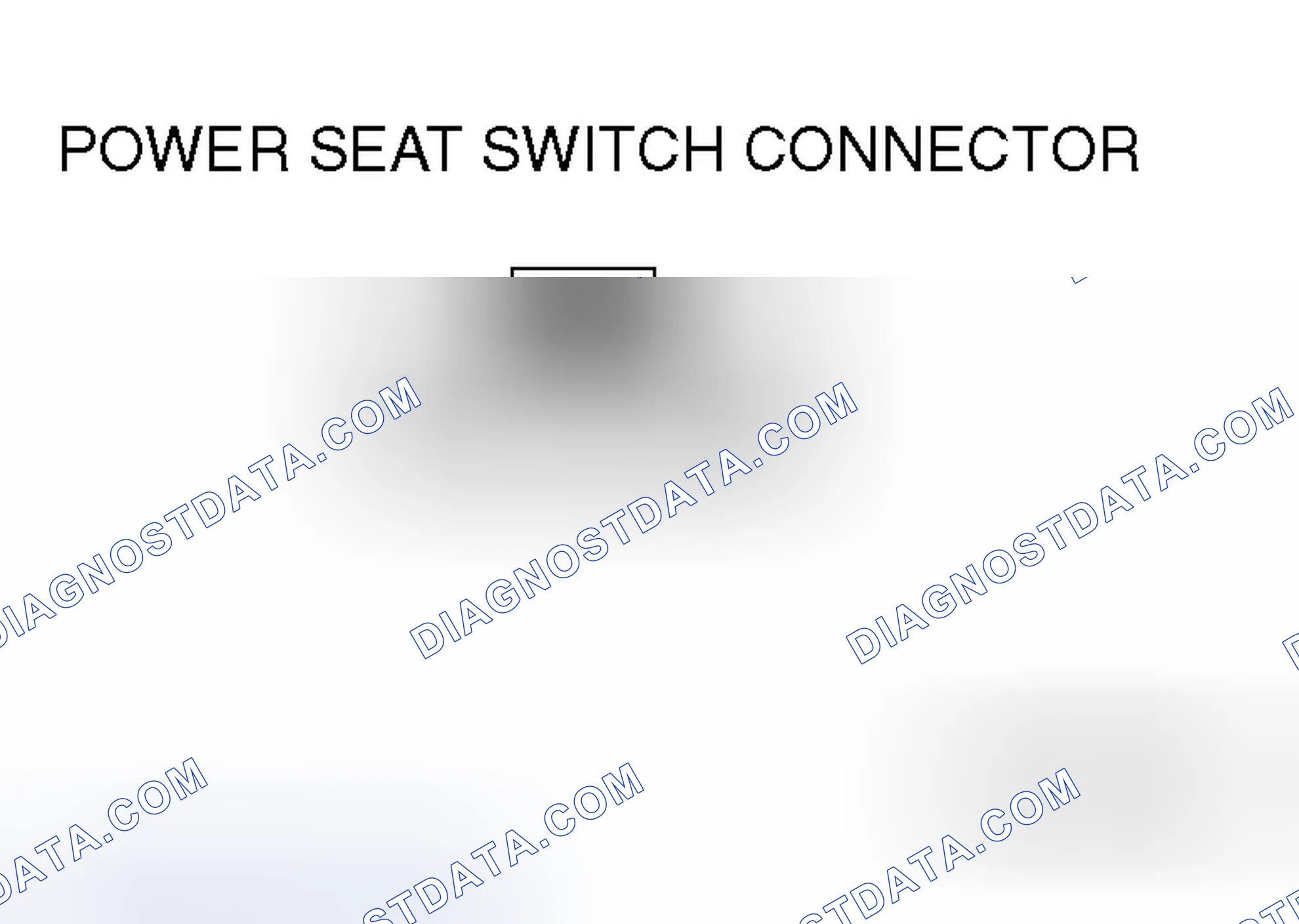 Scheme 59: POWER SEAT SWITCH CONTINUITY CHECK
