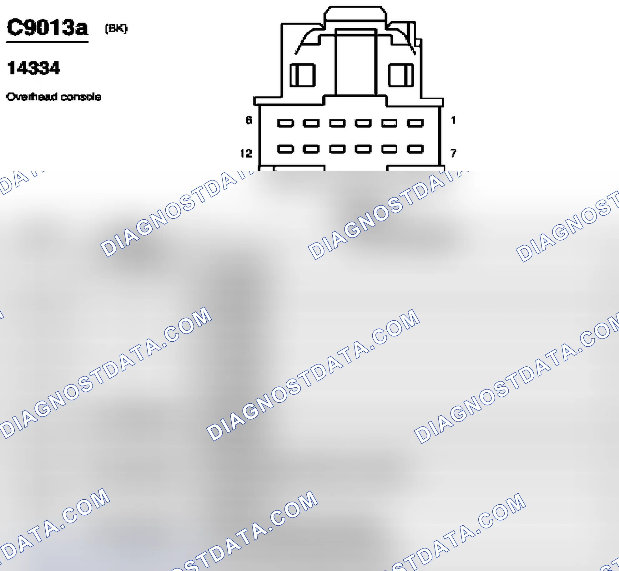 Scheme 403: Identifying Connectors C9013a & C9013b