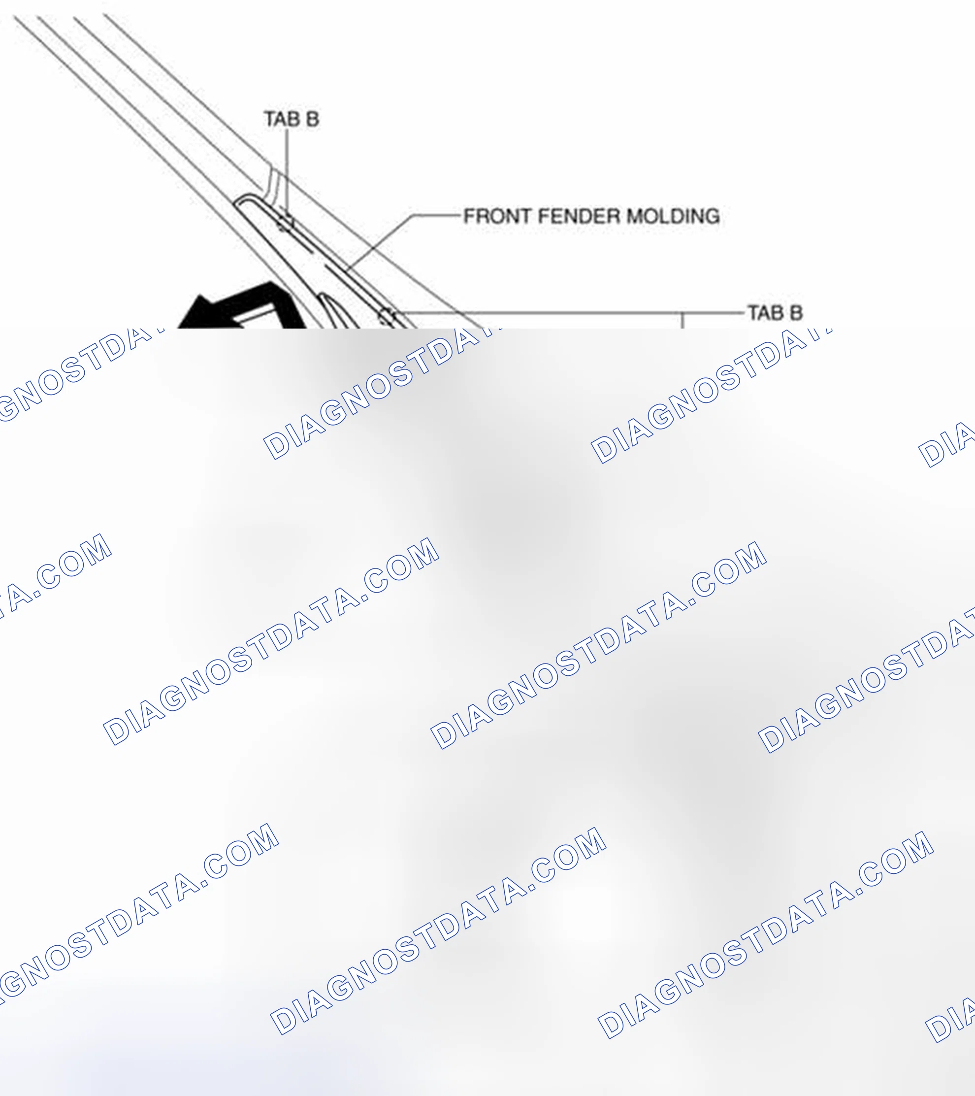 Scheme 126: COWL GRILLE REMOVAL/INSTALLATION