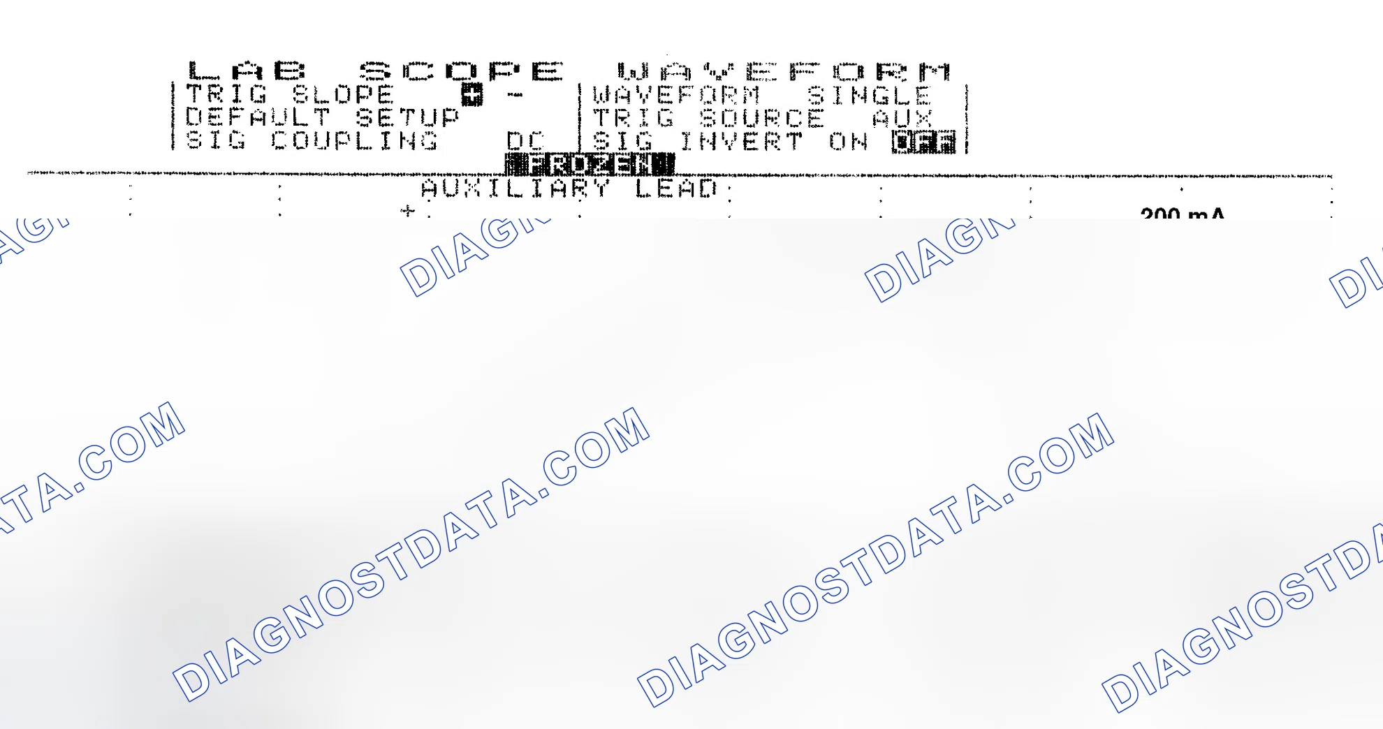 Scheme 13: Single Injector w/Normal Current Flow - Current Pattern