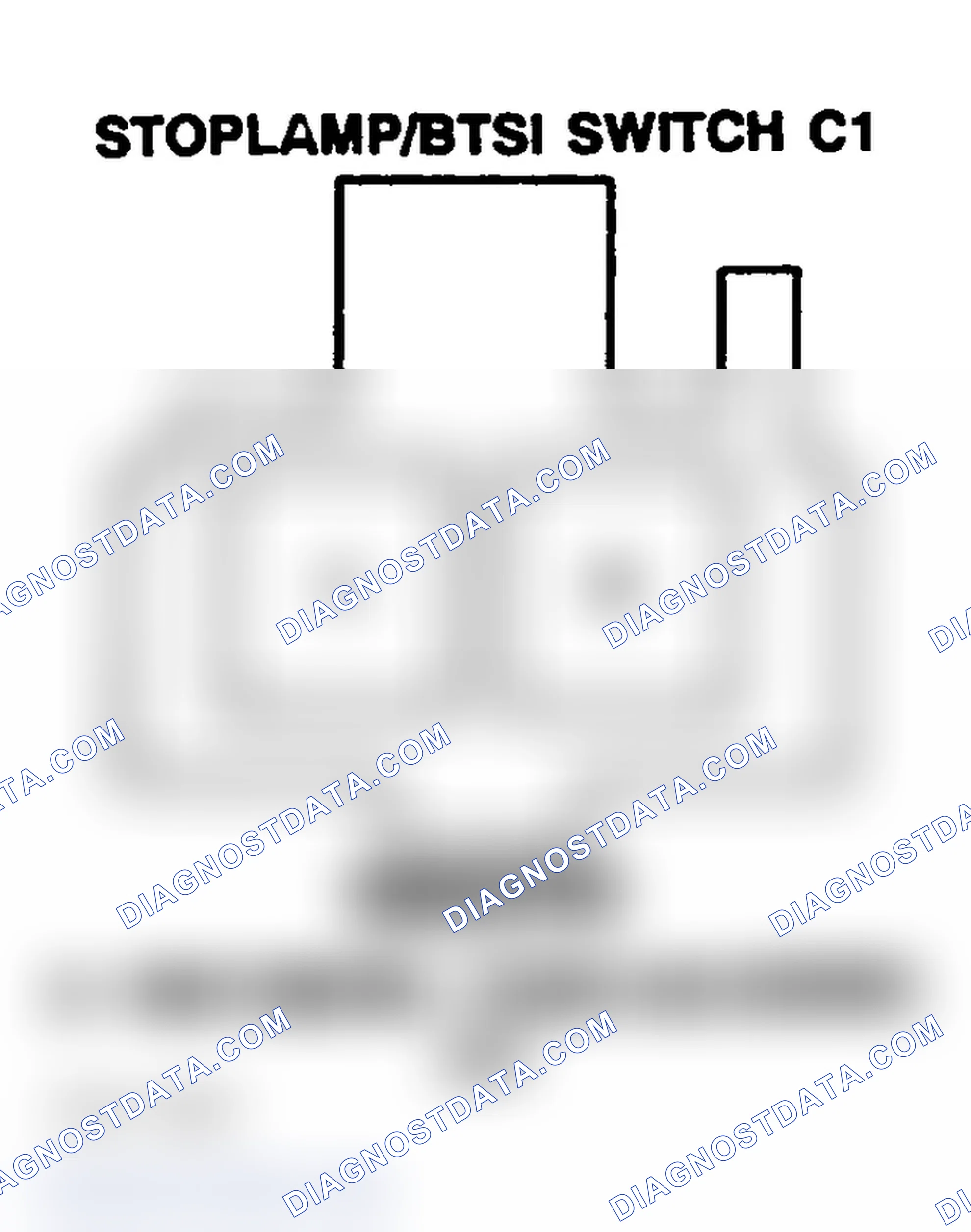 Scheme 229: STOPLAMP/BTSI SWITCH C1
