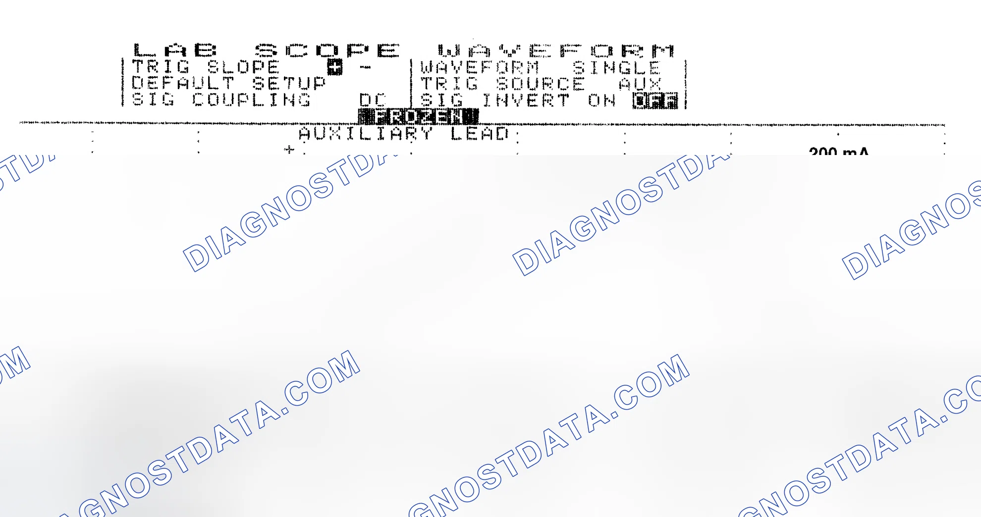Scheme 13: Single Injector w/Normal Current Flow - Current Pattern