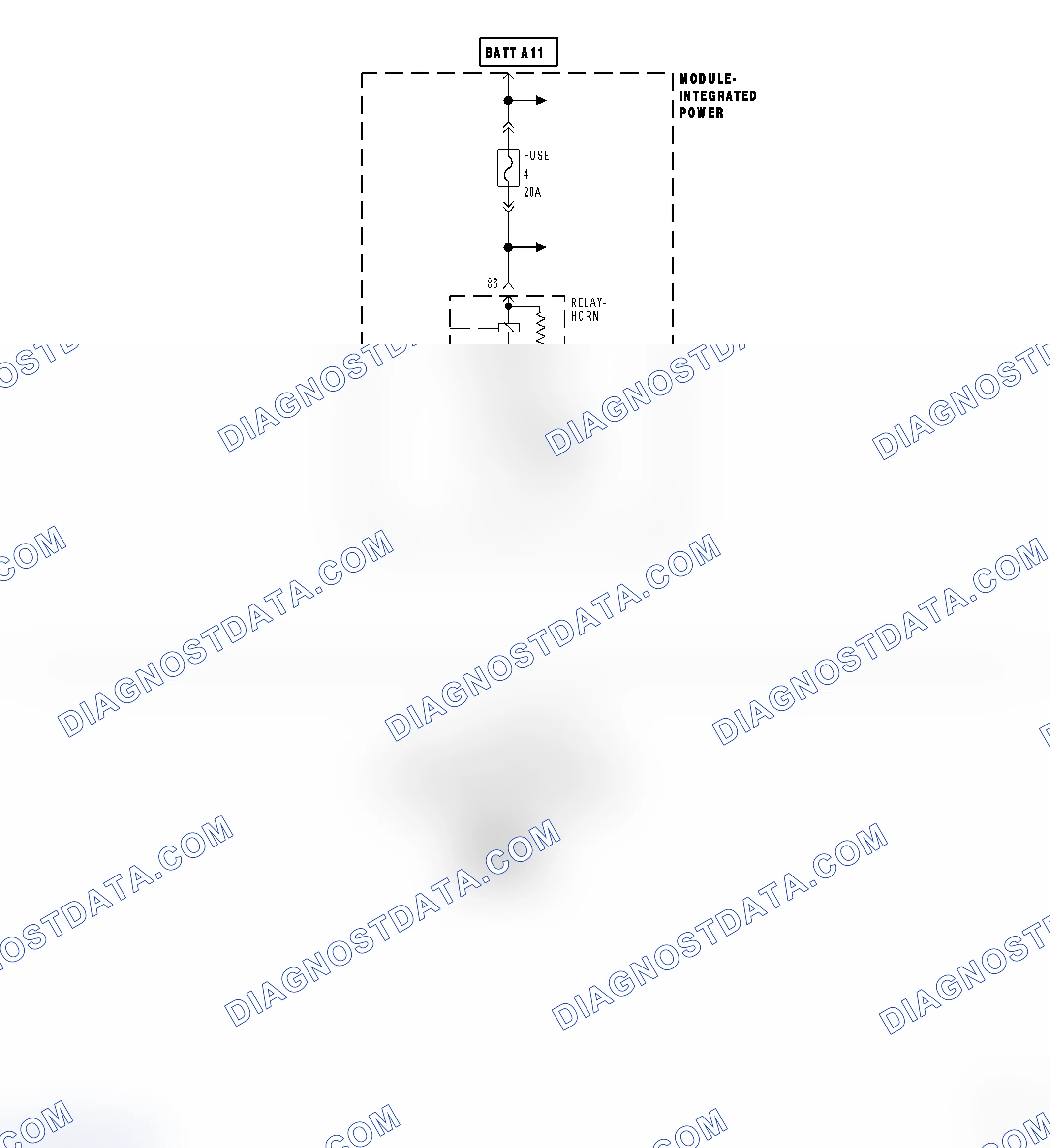 Scheme 9: B2338-HORN CONTROL CIRCUIT OPEN - FCM
