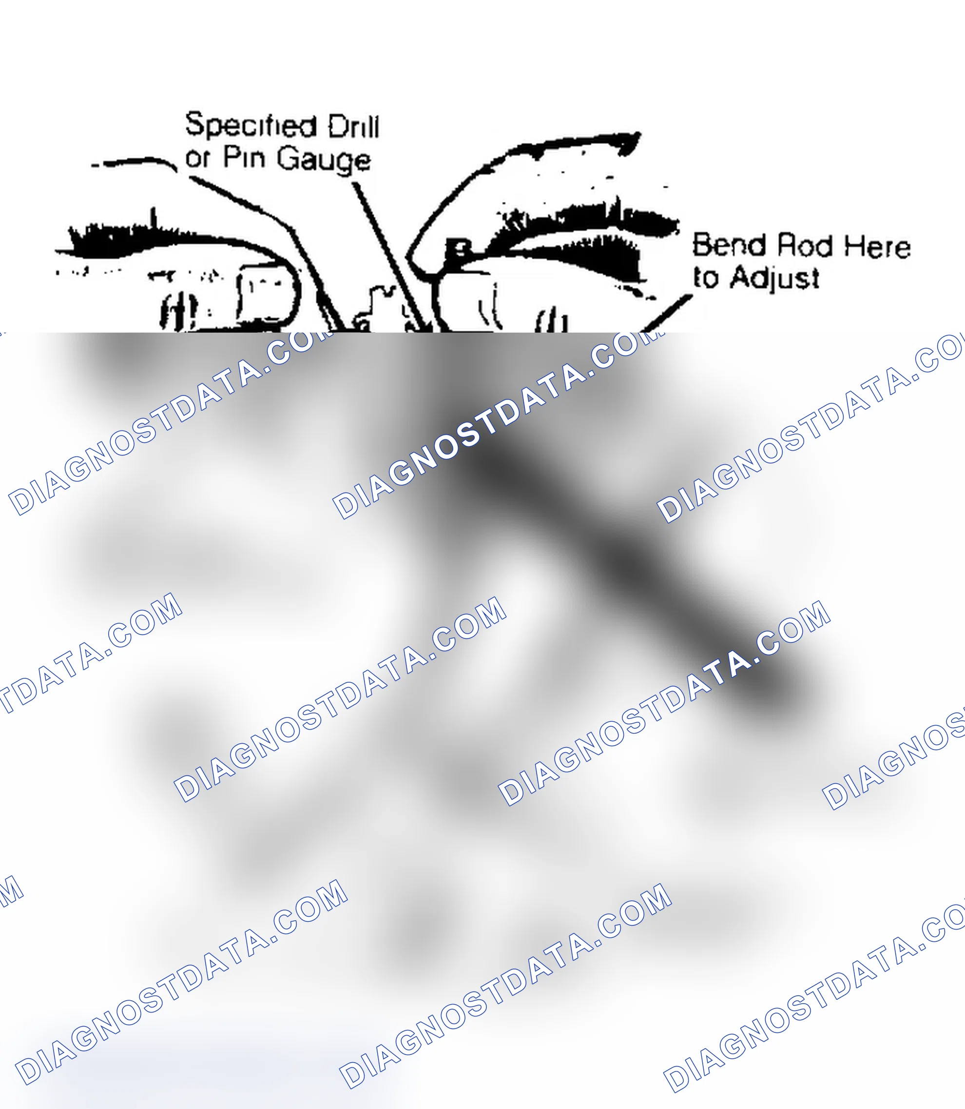 Scheme 6: Adjusting Fast Idle Cam Position (Choke Rod) Hold fast idle cam follower on second step of fast idle cam, against highest step.