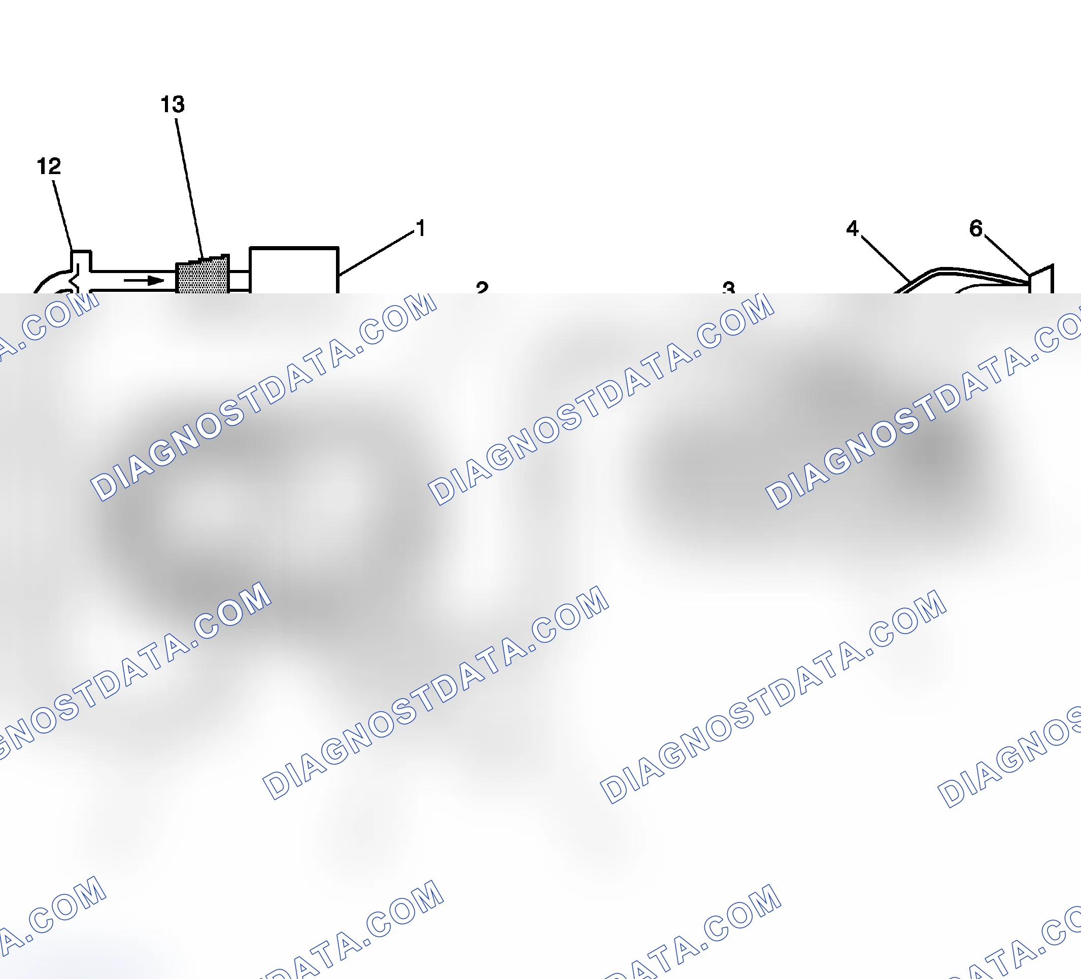 Scheme 152: Typical Evaporative Emission (EVAP) System Hose Routing Diagram