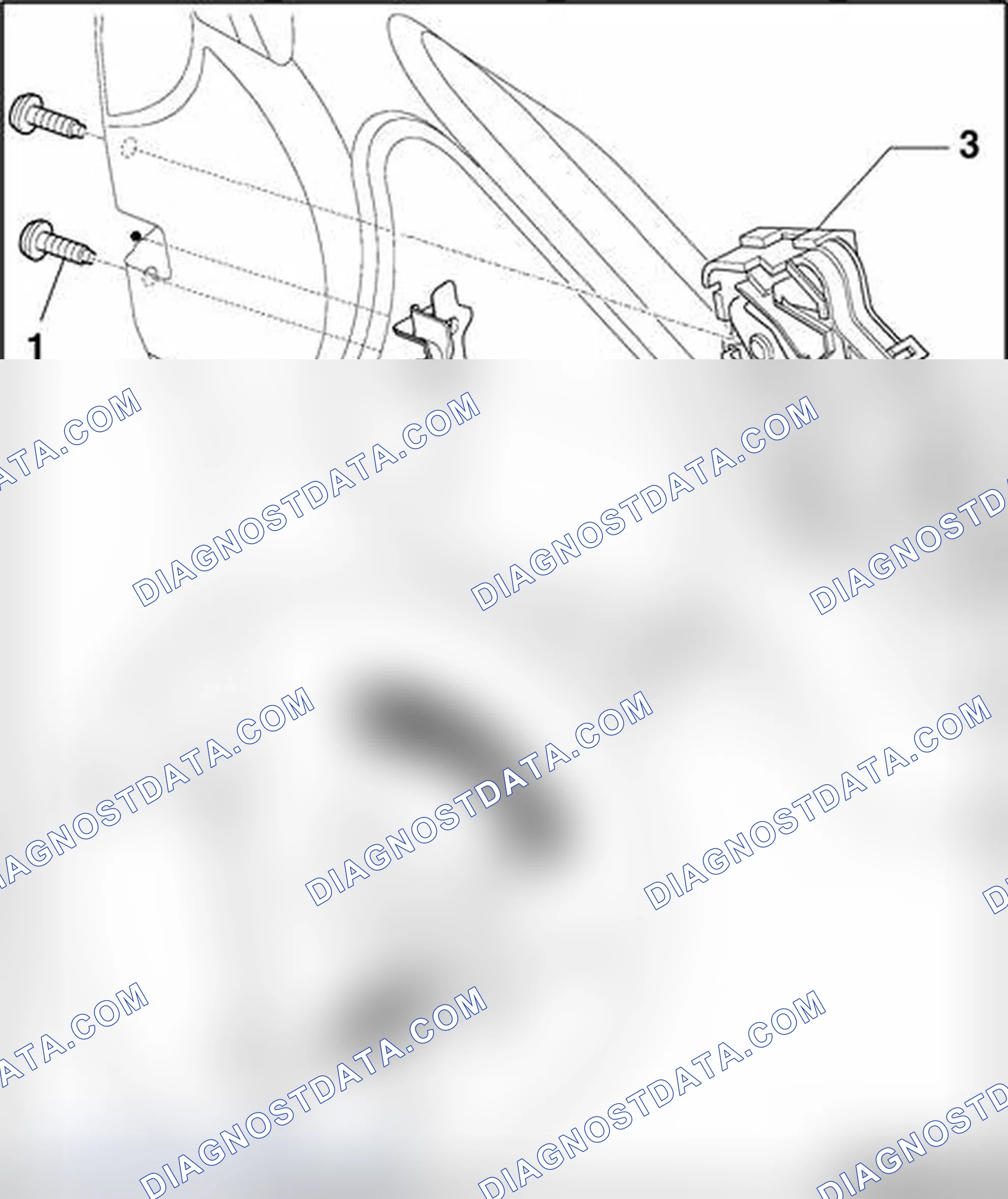 Scheme 98: Door lock, removing