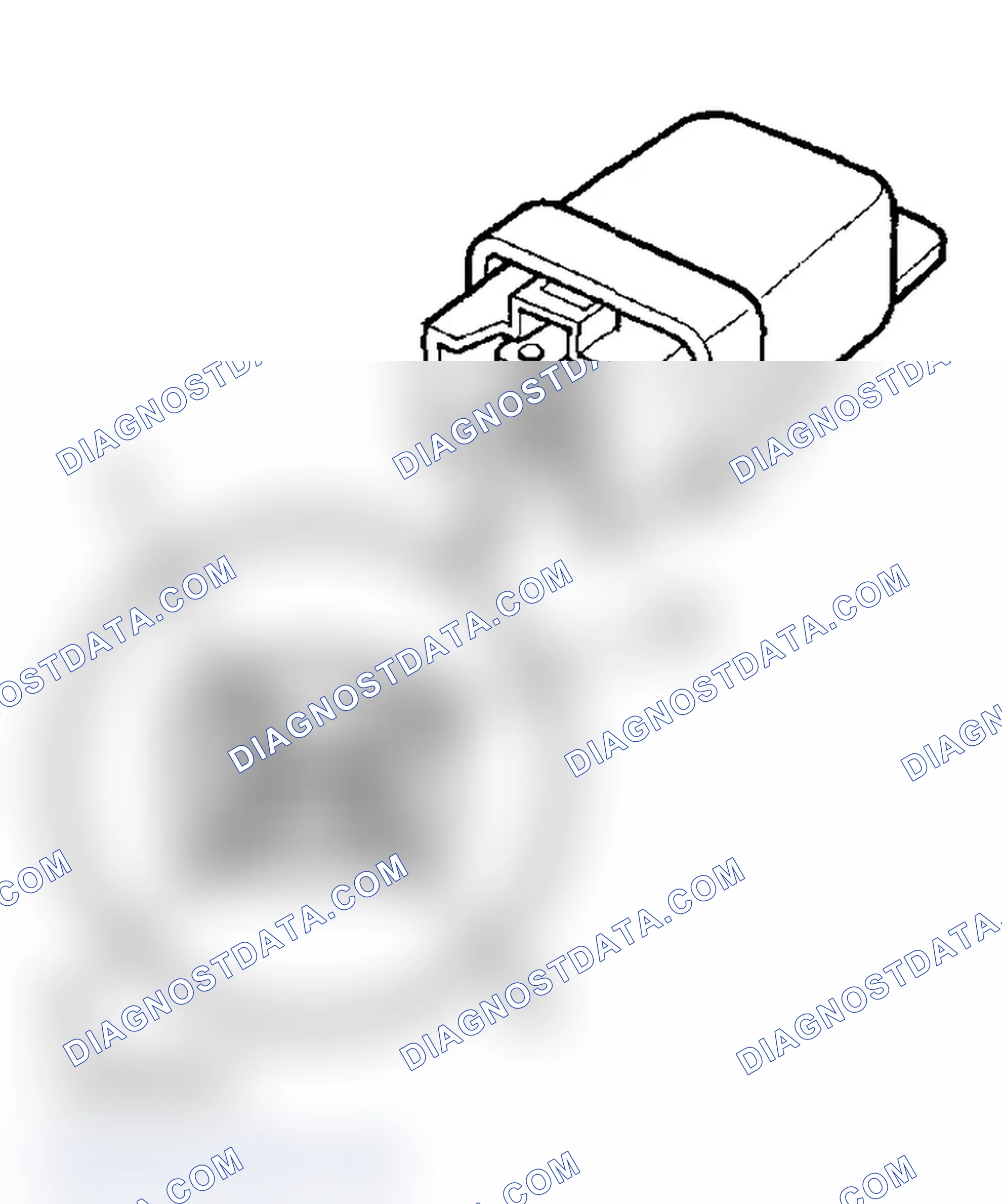 Scheme 62: Rear BOSE stereo amplifier relay