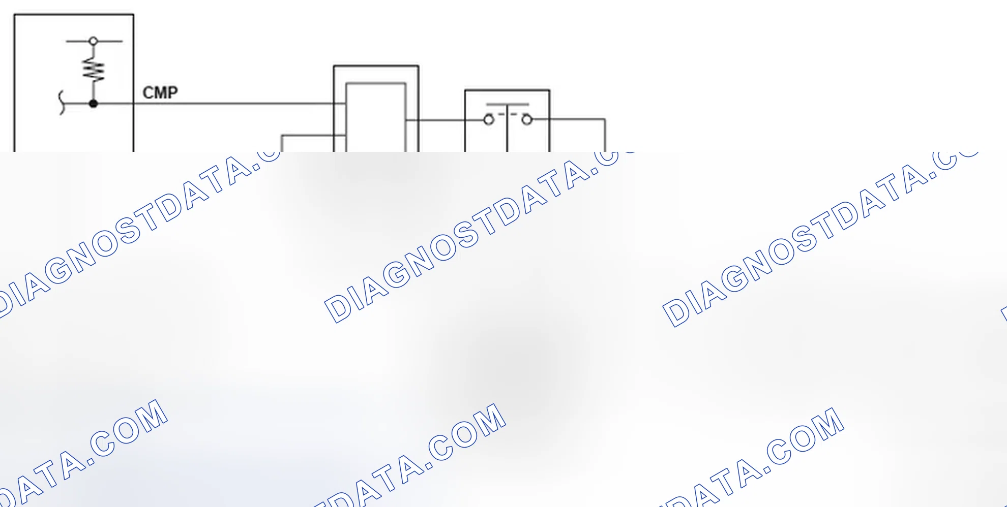 Scheme 190: Camshaft Position (CMP) Sensor No Signal - Circuit Diagram