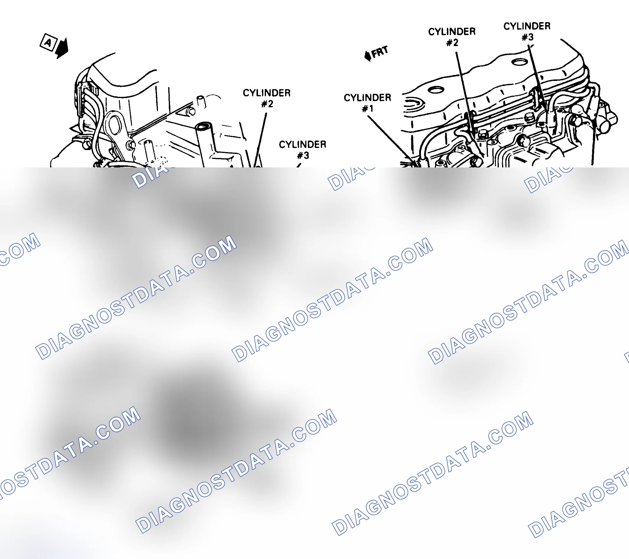 Scheme 4: Firing Order & Timing Marks (2.5L - VIN R)