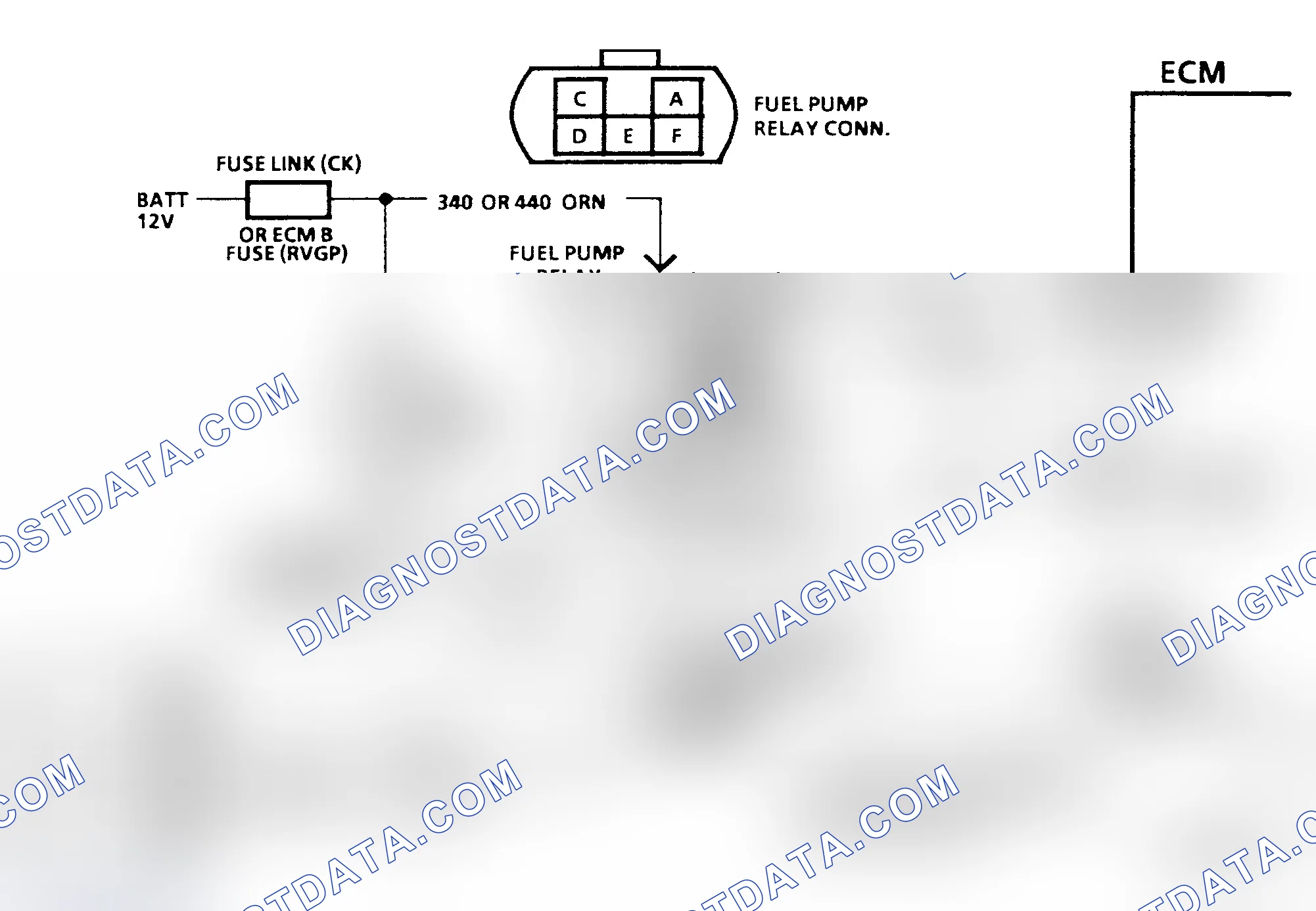 Scheme 21: Chart A-5 Schematic, Fuel Pump Ckt Diagnosis (C, K, R, V, G, P & GP Series) One Fuel Tank