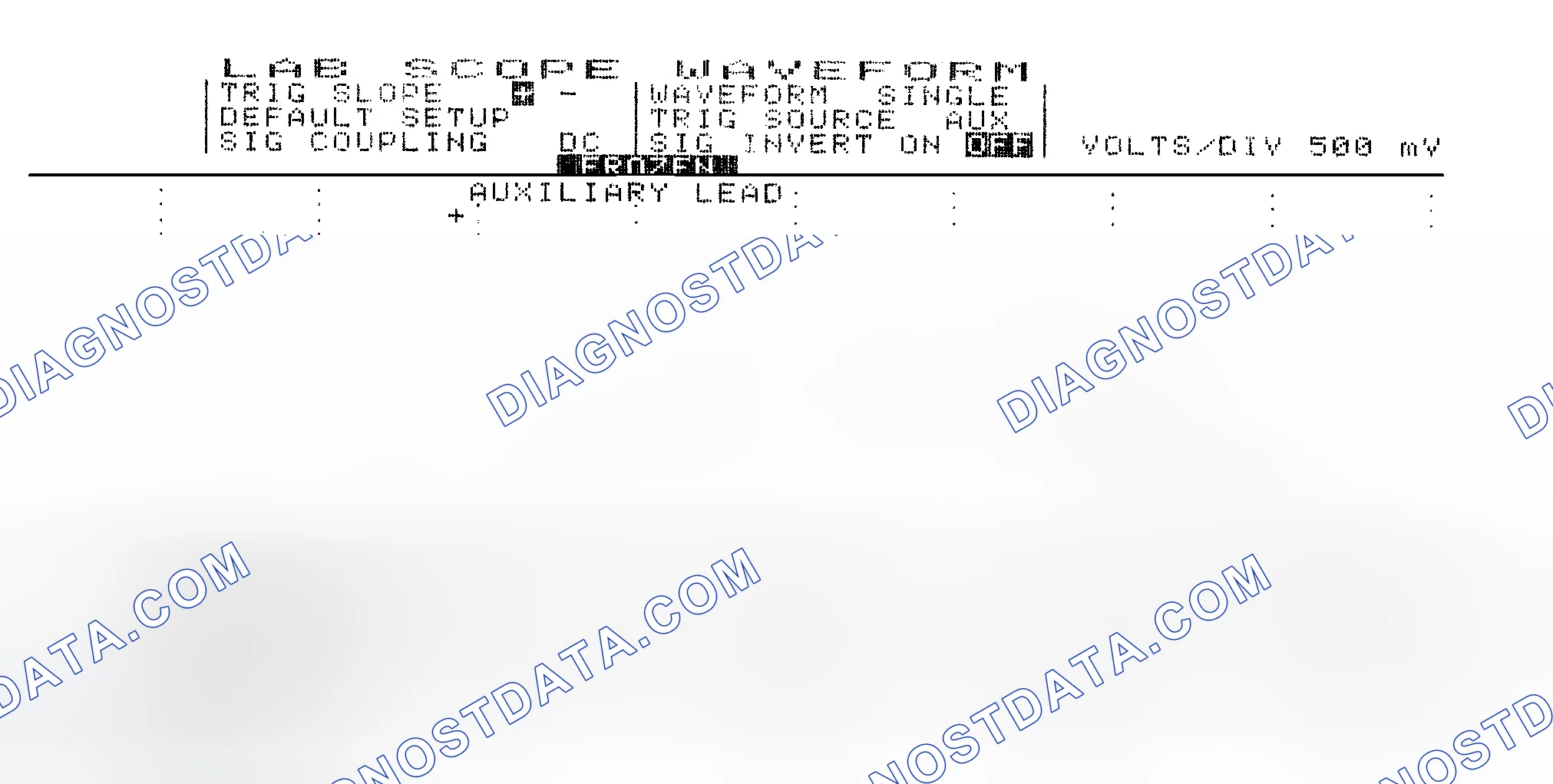 Scheme 14: Single Injector w/Excessive Current Flow - Current Pattern
