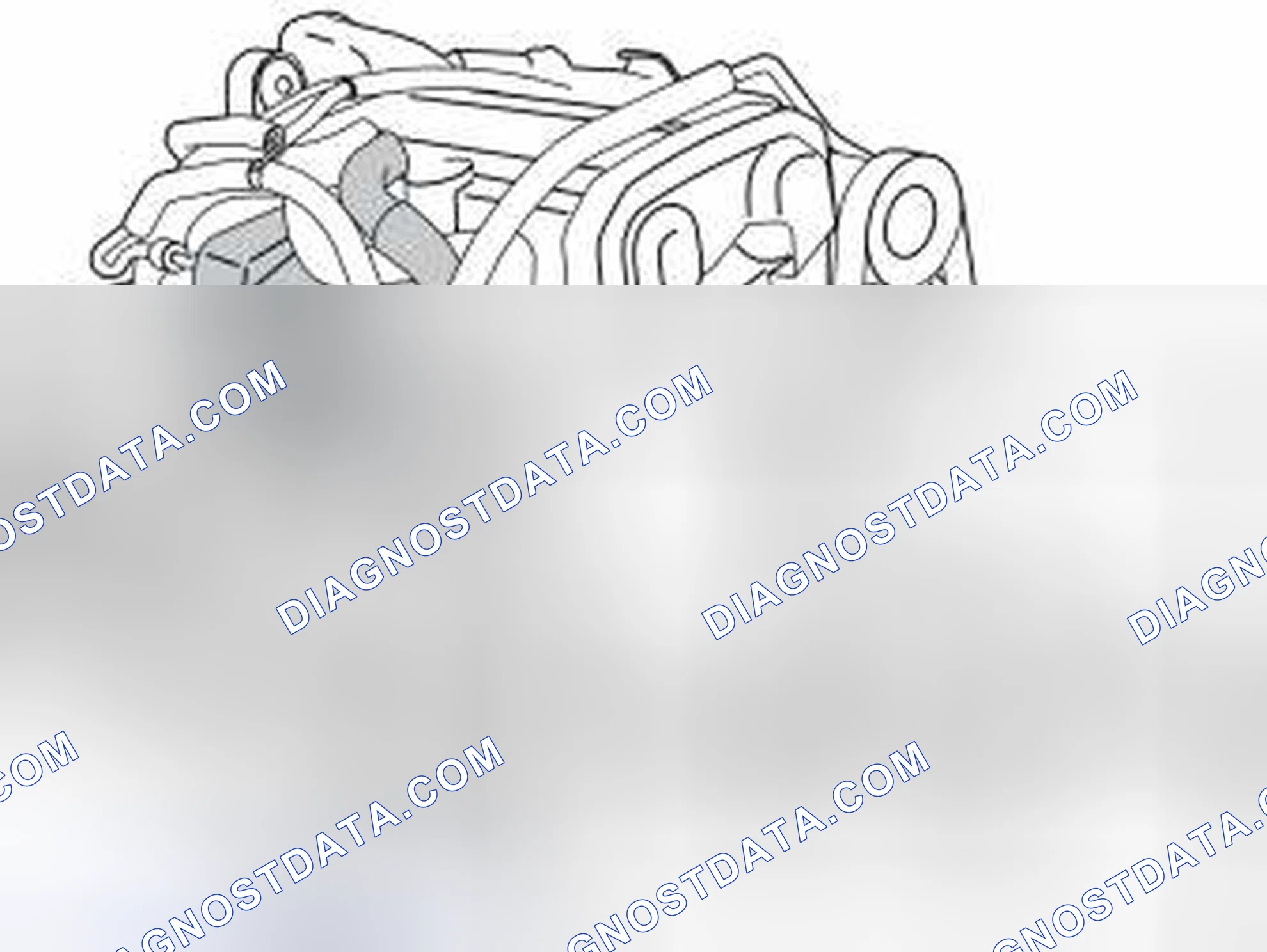 Scheme 595: Applies to the S80 with six cylinders, turbocharger (TC) and automatic gearbox