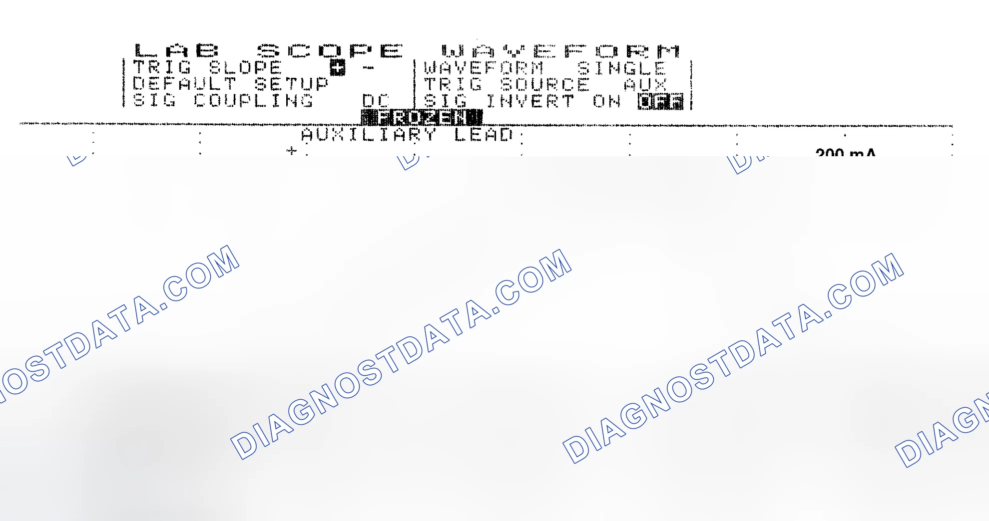 Scheme 13: Single Injector w/Normal Current Flow - Current Pattern