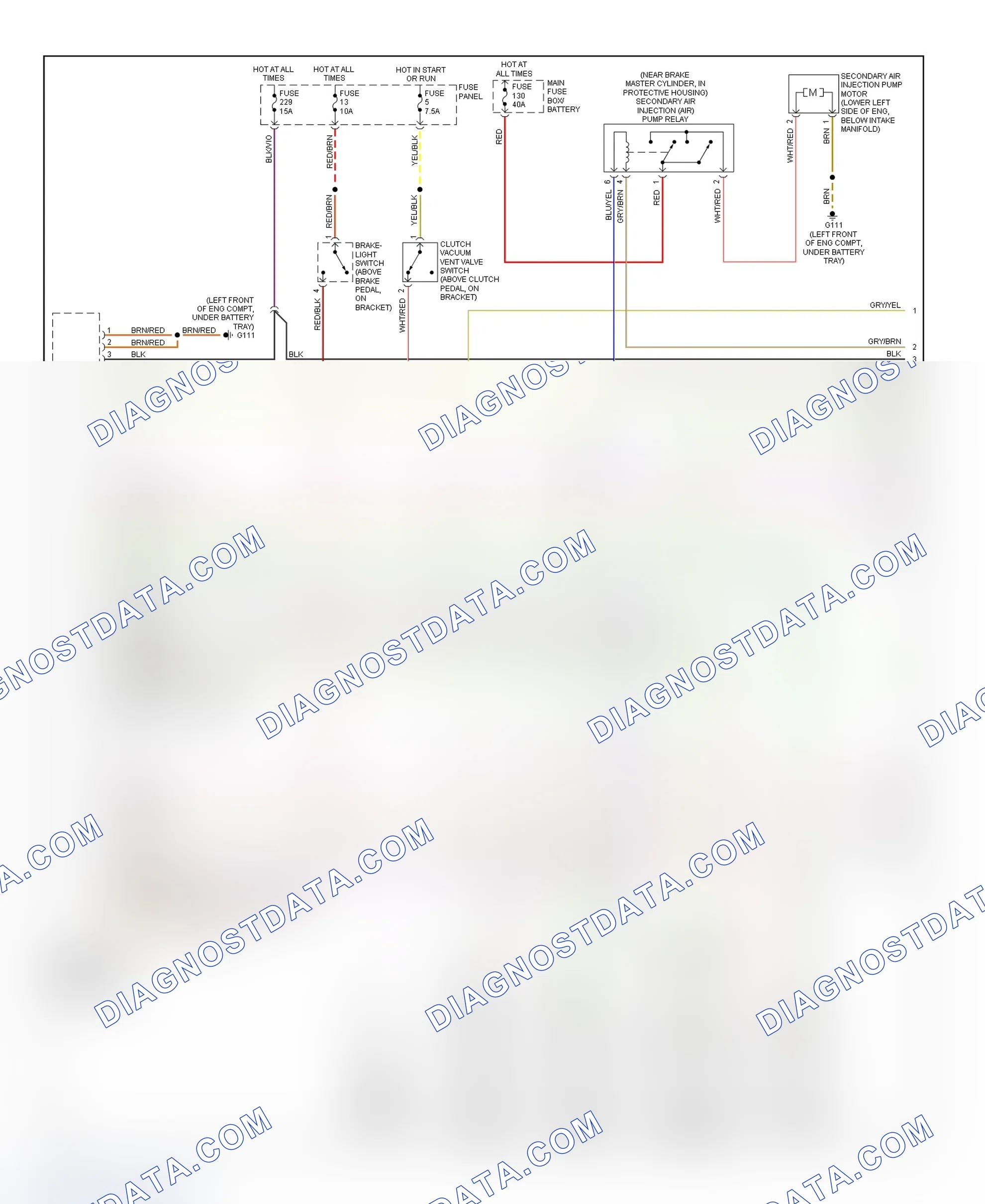 Scheme 20: Wiring Diagram (TT 1.8L - 1 Of 3)
