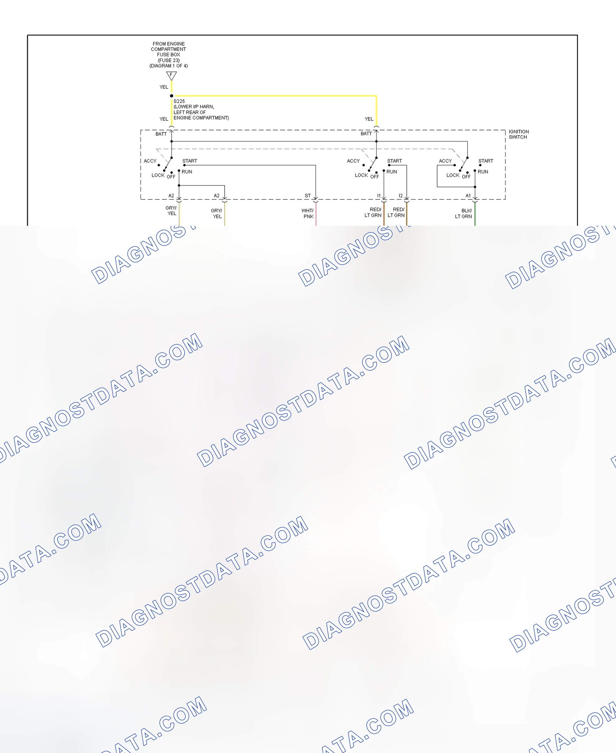 Scheme 12: Power Distribution Wiring Diagram (3 Of 4)
