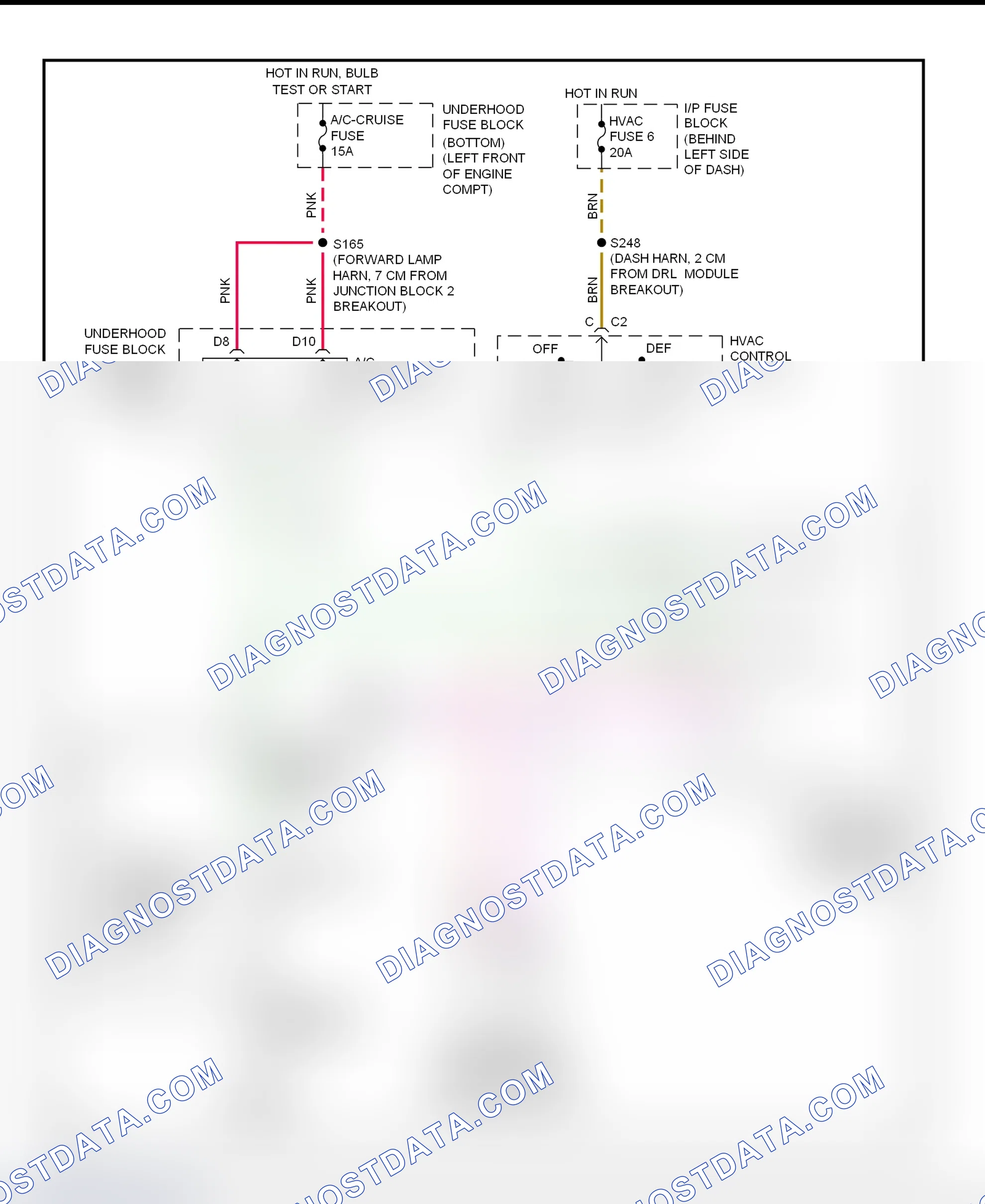 Scheme 46: A/C Compressor Clutch Control Circuit Wiring Diagram (2000-01 Camaro & Firebird - With 5.7L VIN G Engine)
