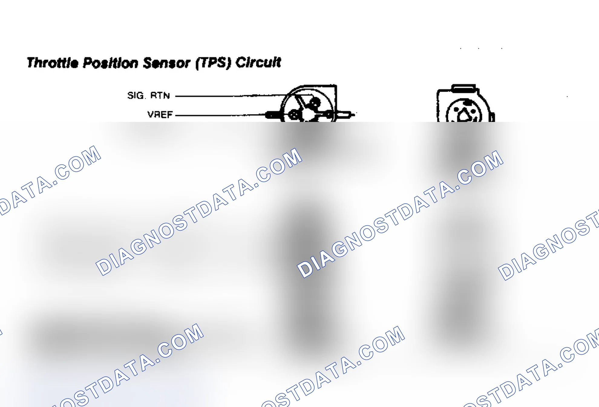 Scheme 61: Throttle Position Sensor (TPS) Circuit