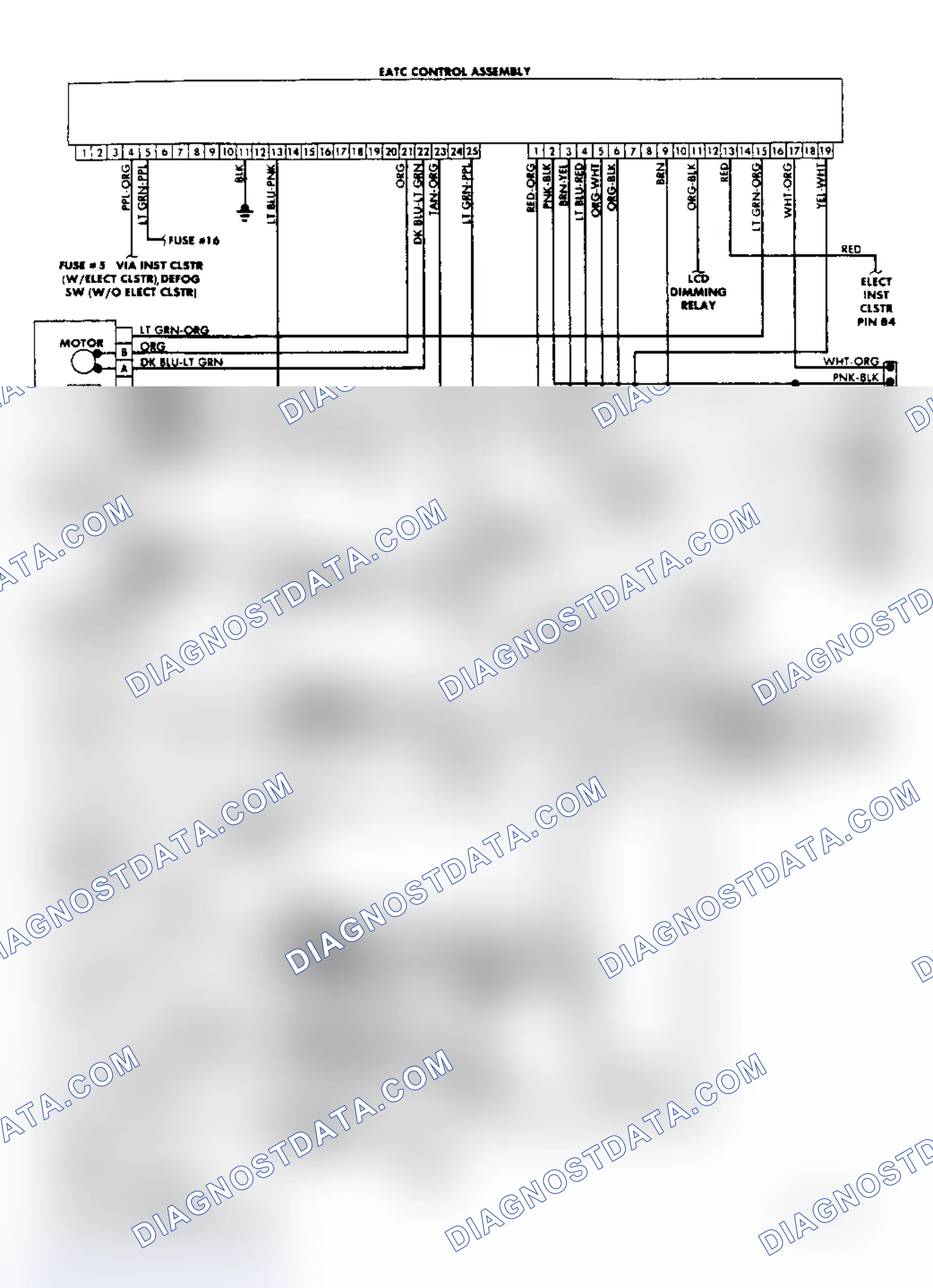 Scheme 5: 1988 Sable & Taurus EATC Wiring Diagram
