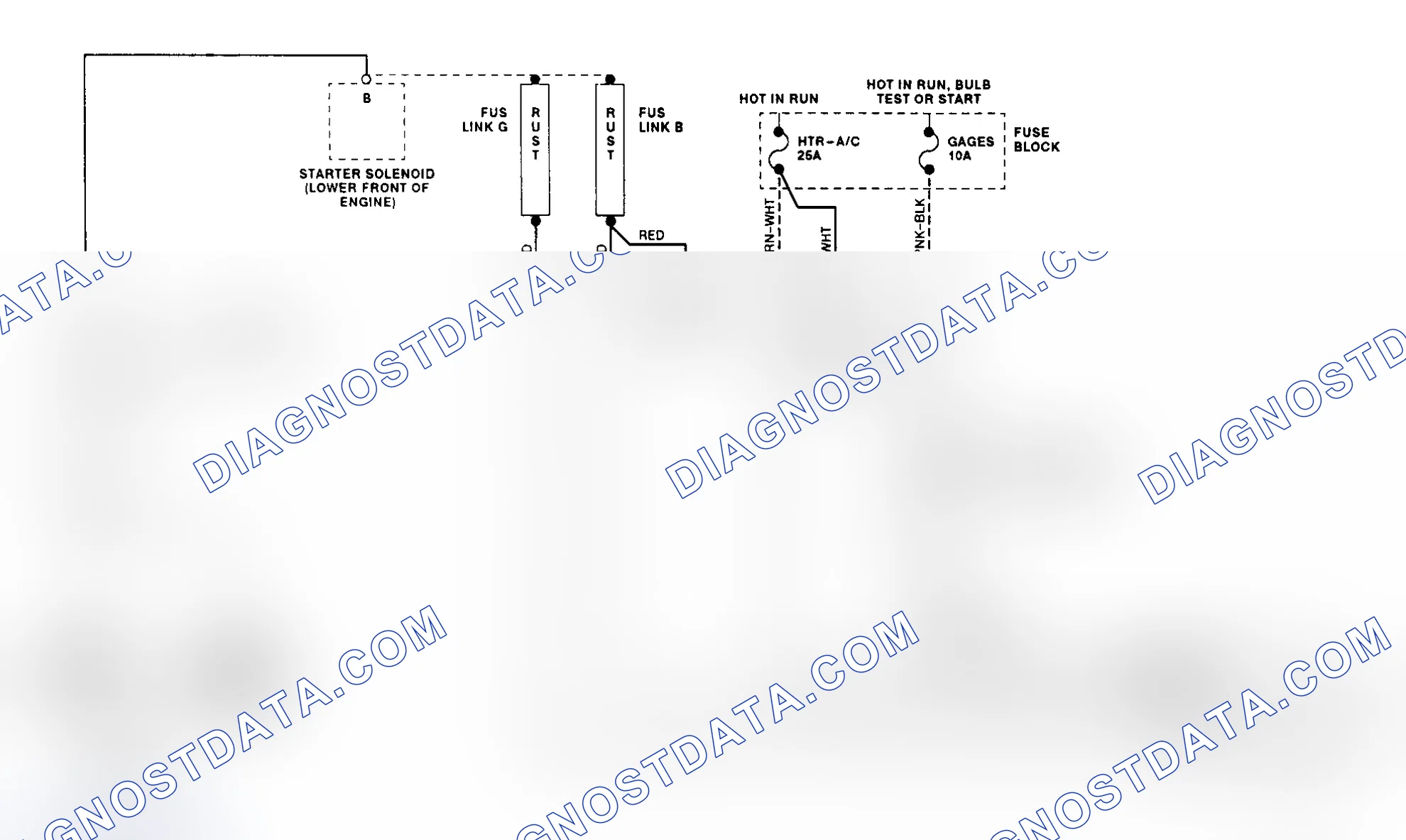 Scheme 12: Charging System Schematic (Cavalier & Sunbird)