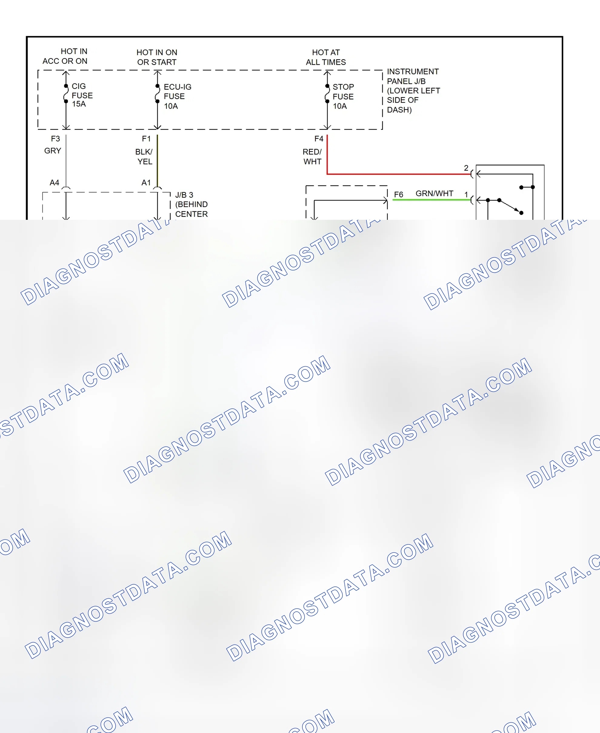 Scheme 166: Shift Lock System Wiring Diagram (Toyota RAV4)