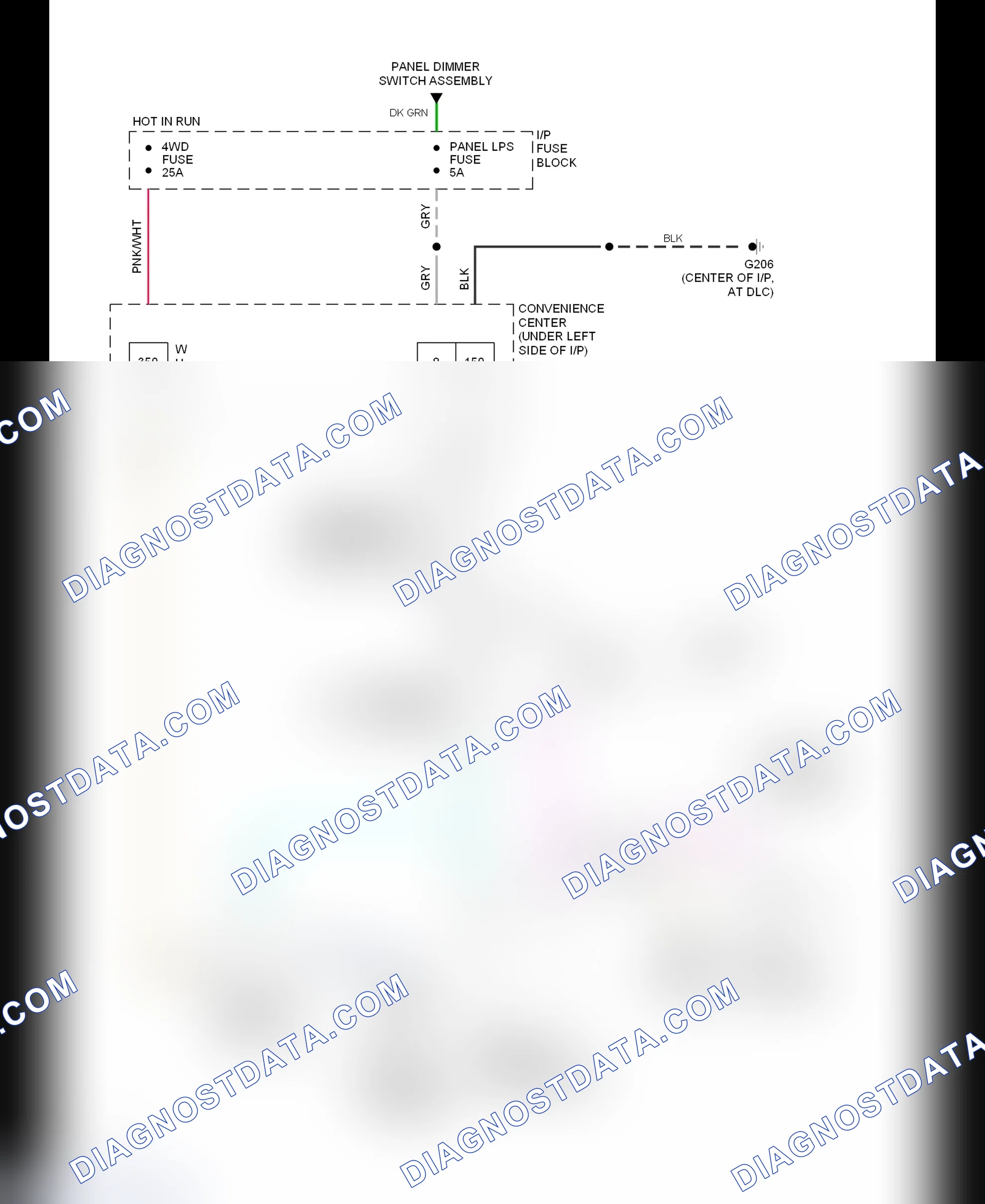 Scheme 8: Transfer Case Circuit (1993 H/D 4-Speed A/T)