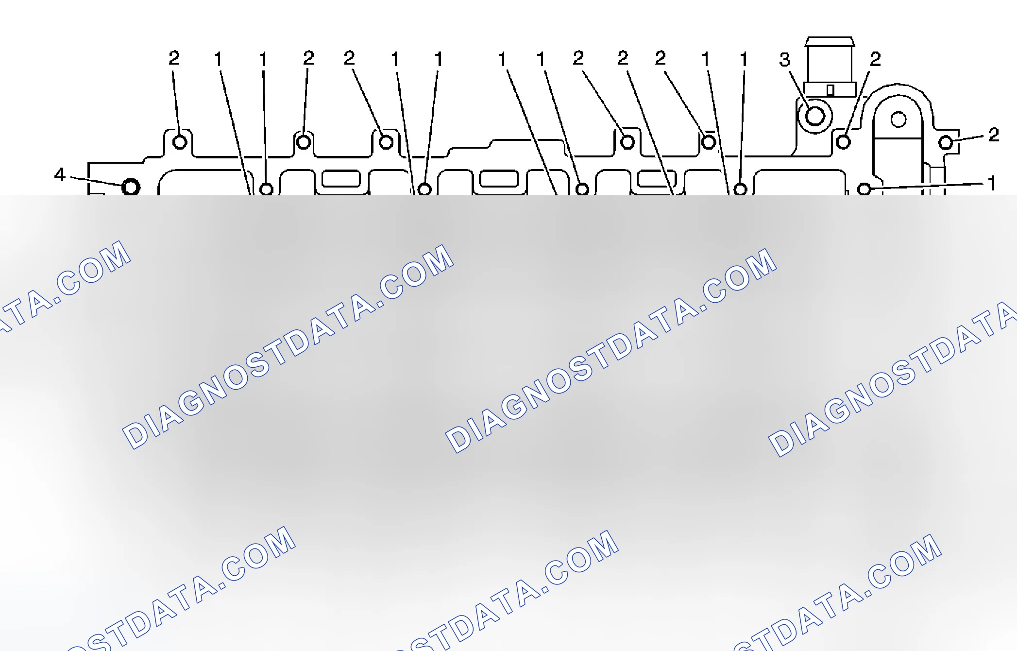 Scheme 102: Cylinder Head - Top View