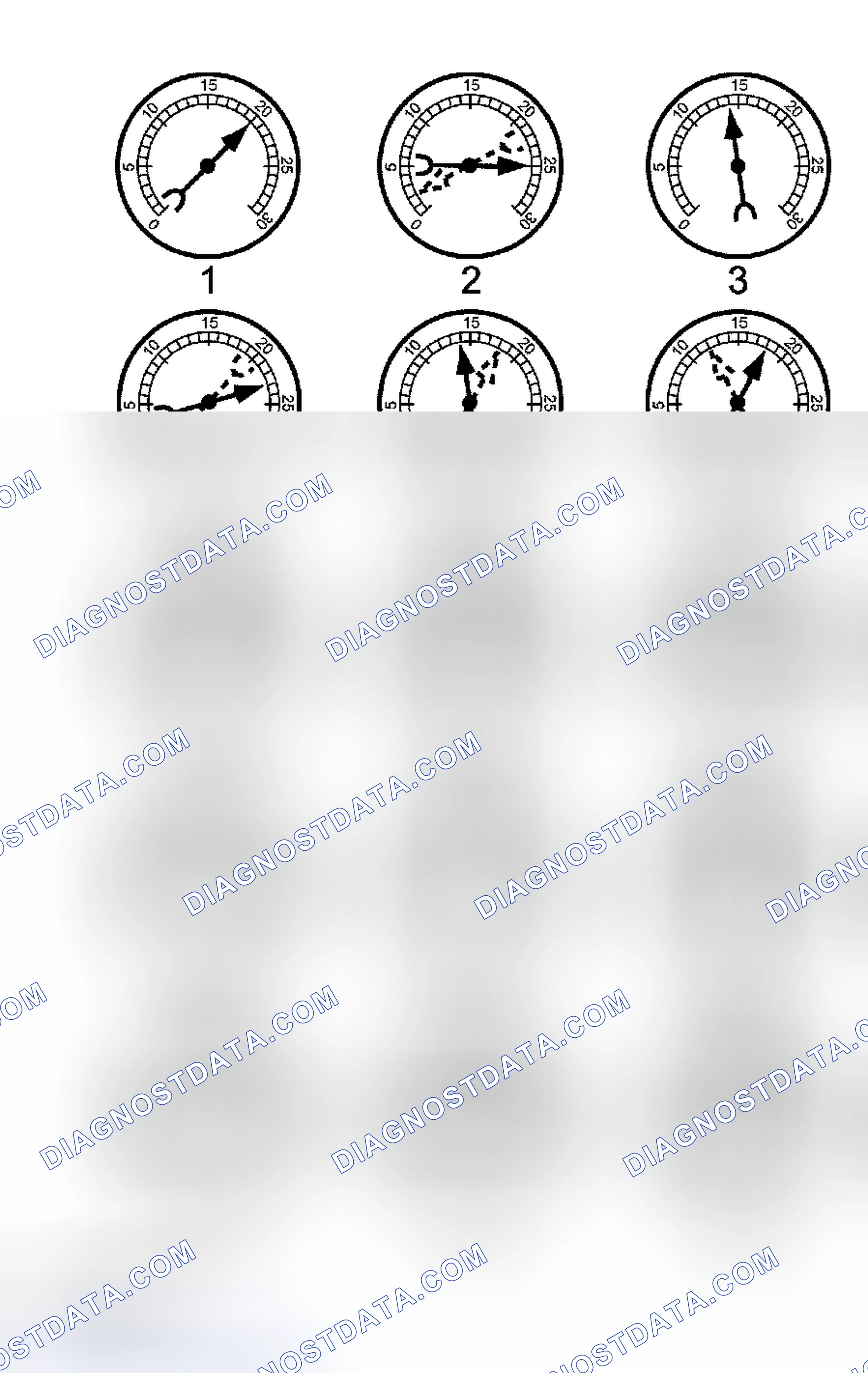 Scheme 589: Intake Manifold Vacuum Test - Interpreting Vacuum Gauge Readings