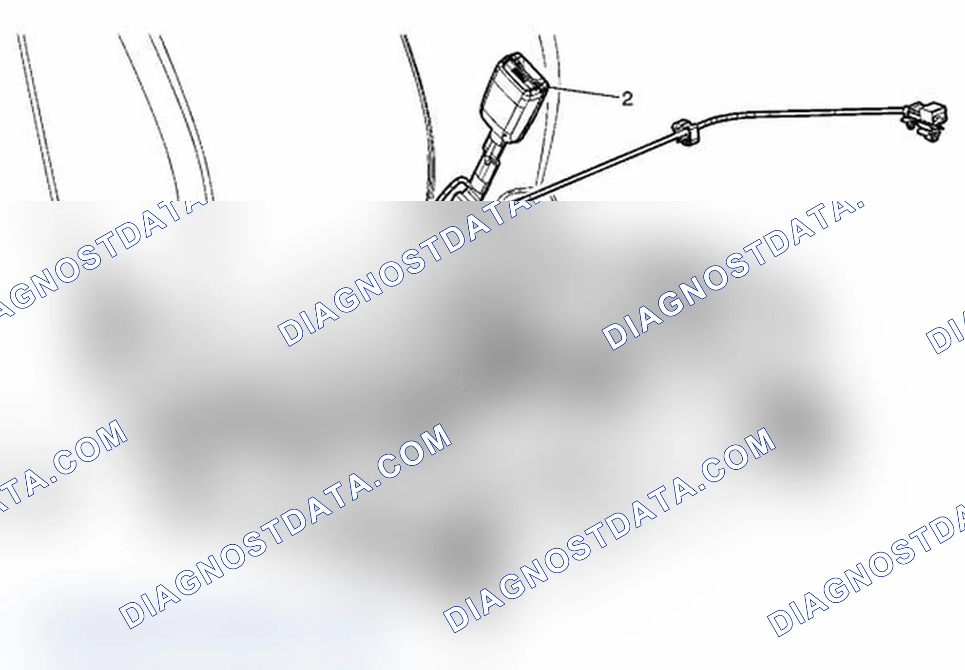 Scheme 4: Seat Belt Buckle Replacement - Front